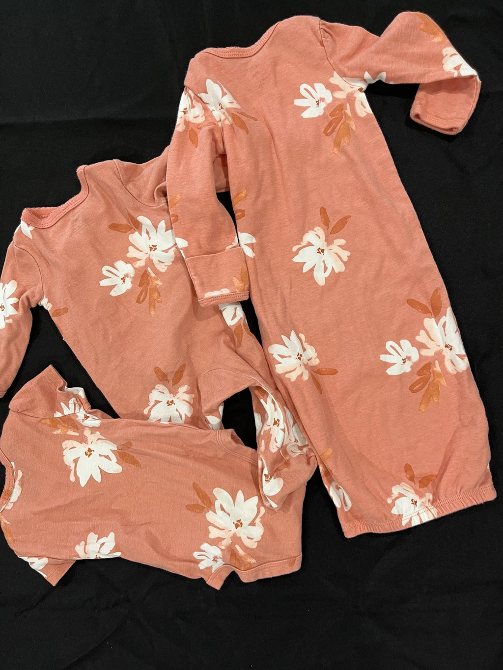 Four Piece Pink Floral Set image 0