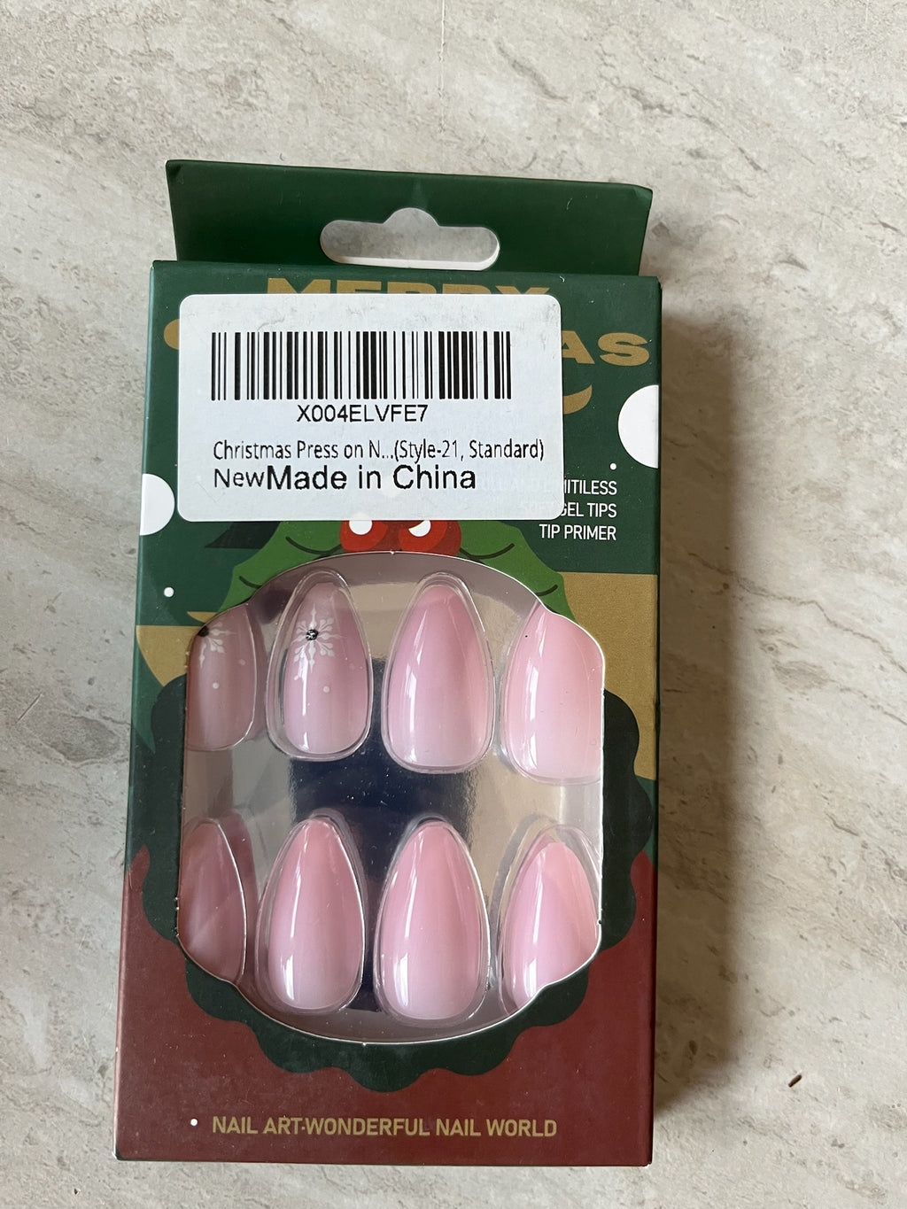 New Pink Nail Set