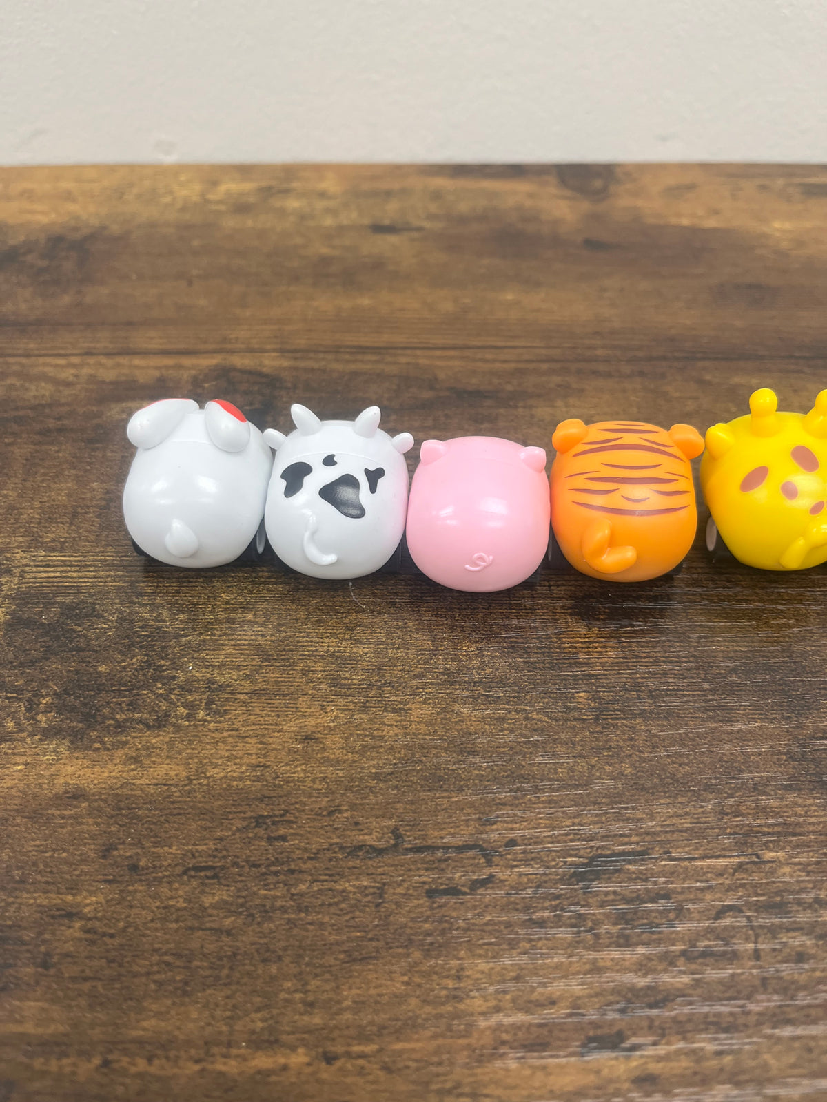New 6 pack Mini Animals on Wheels