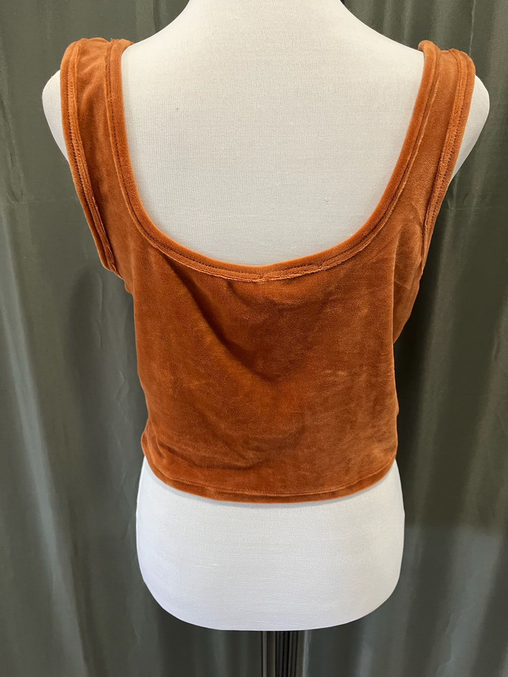Women’s Caramel Brown Crop Top image 2
