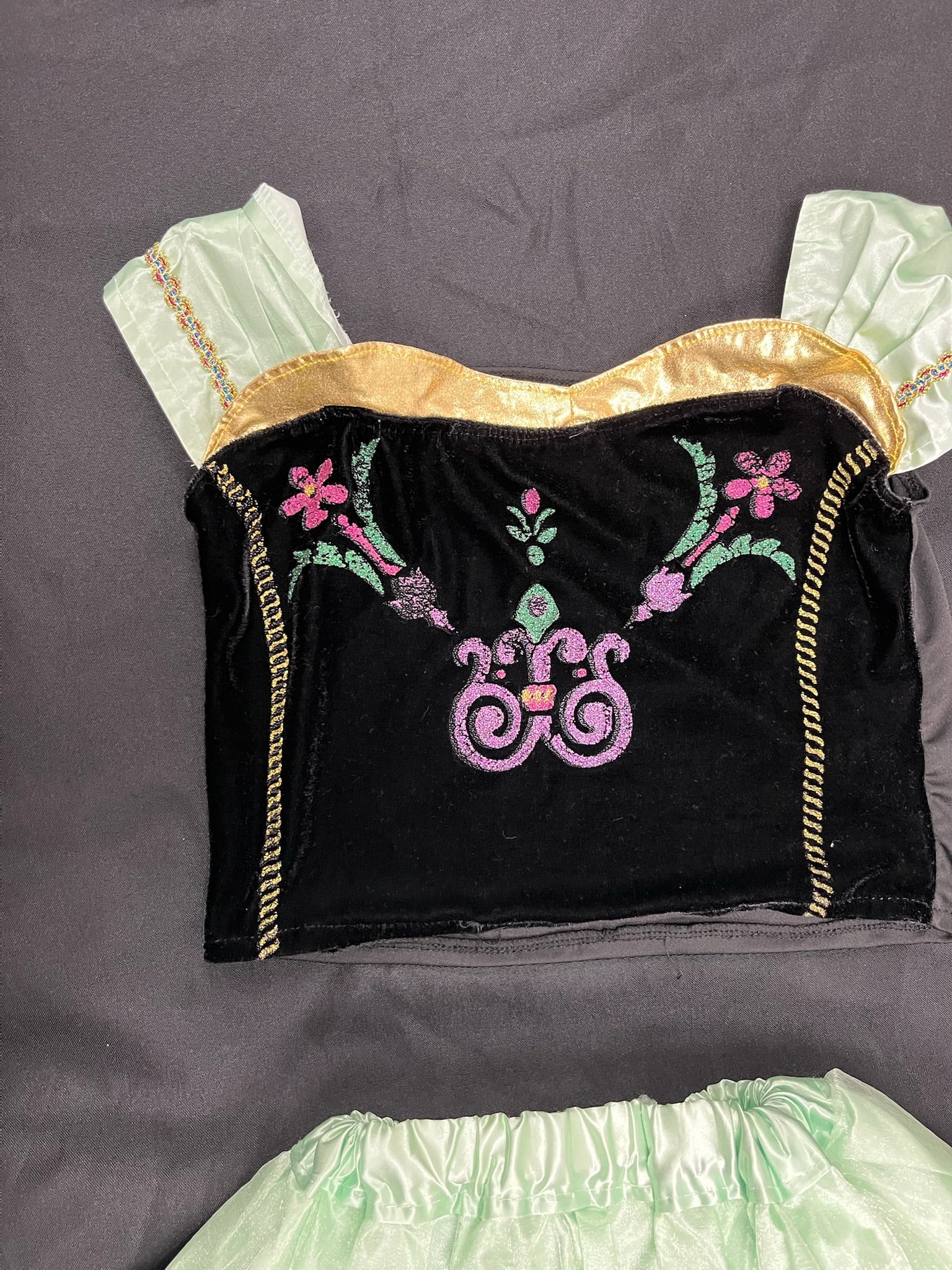 Girls Two Piece Snow White Costume