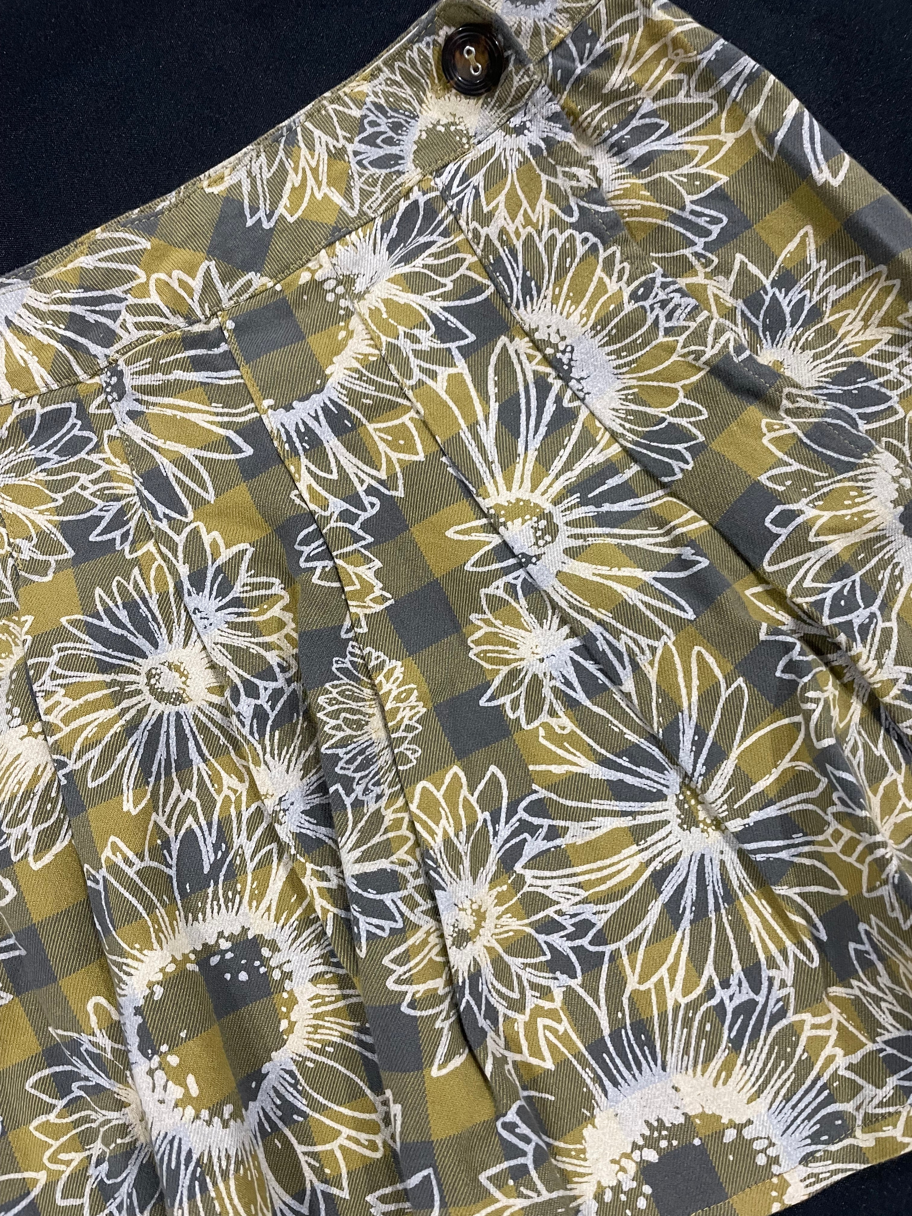 Green Floral Skirt image 1
