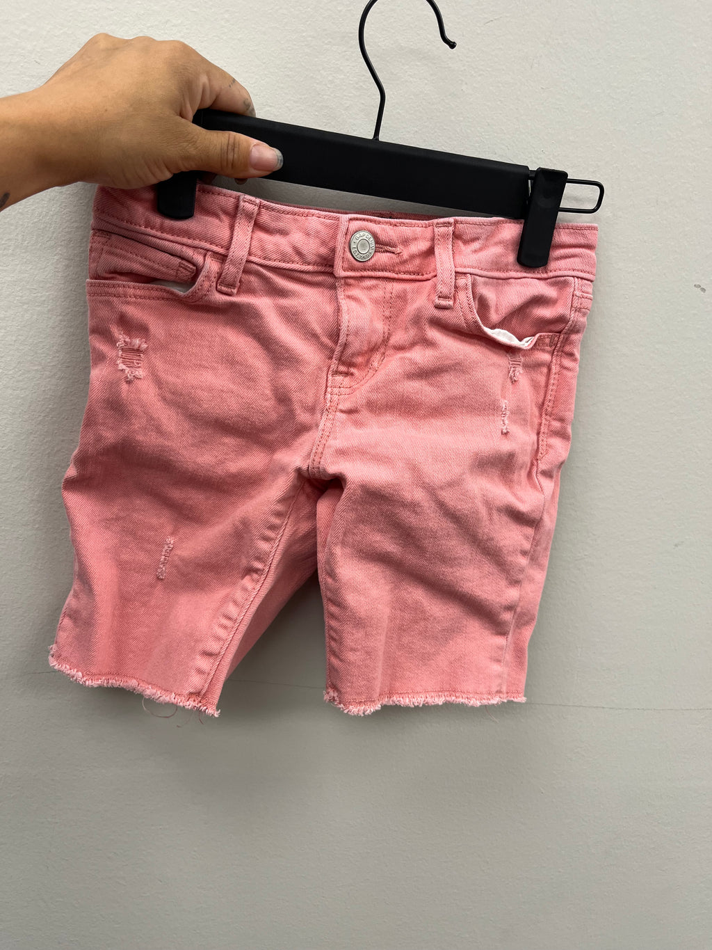 Used Girls Pink Jean Shorts