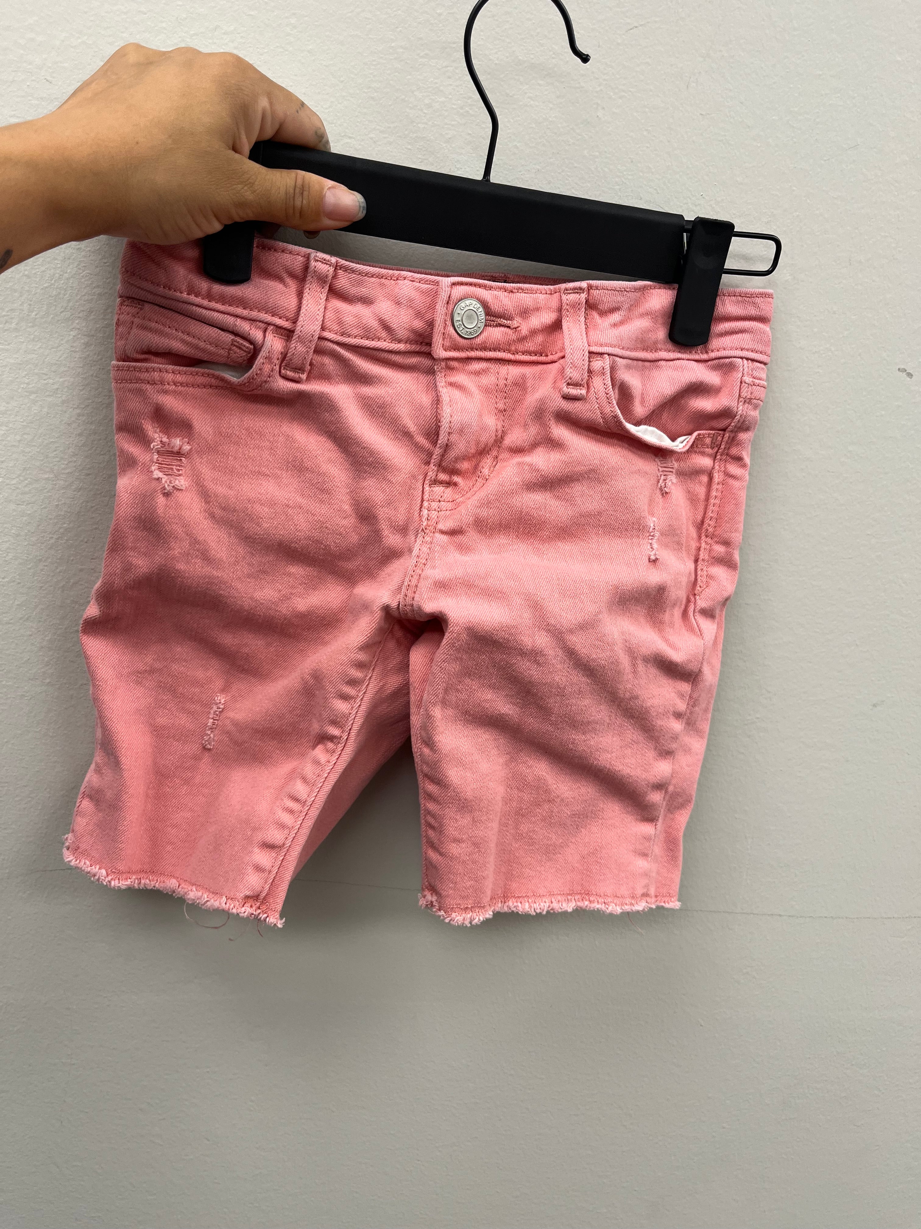 Used Girls Pink Jean Shorts