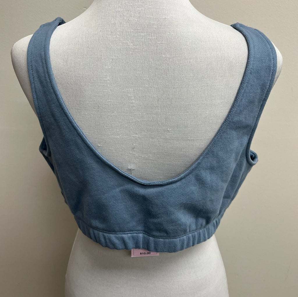 Women’s Blue Crop Top
