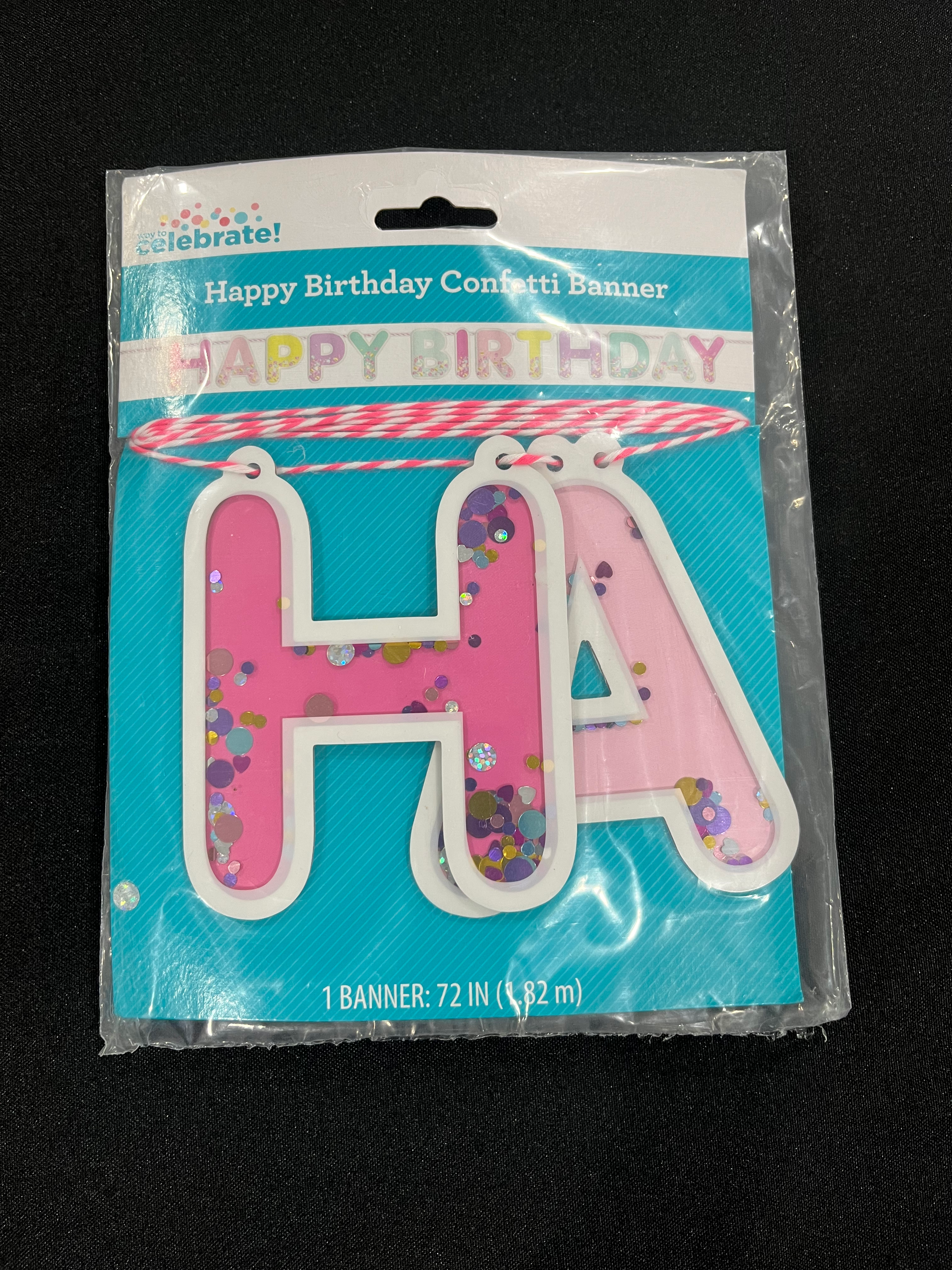 Happy Birthday Confetti Banner  image 0