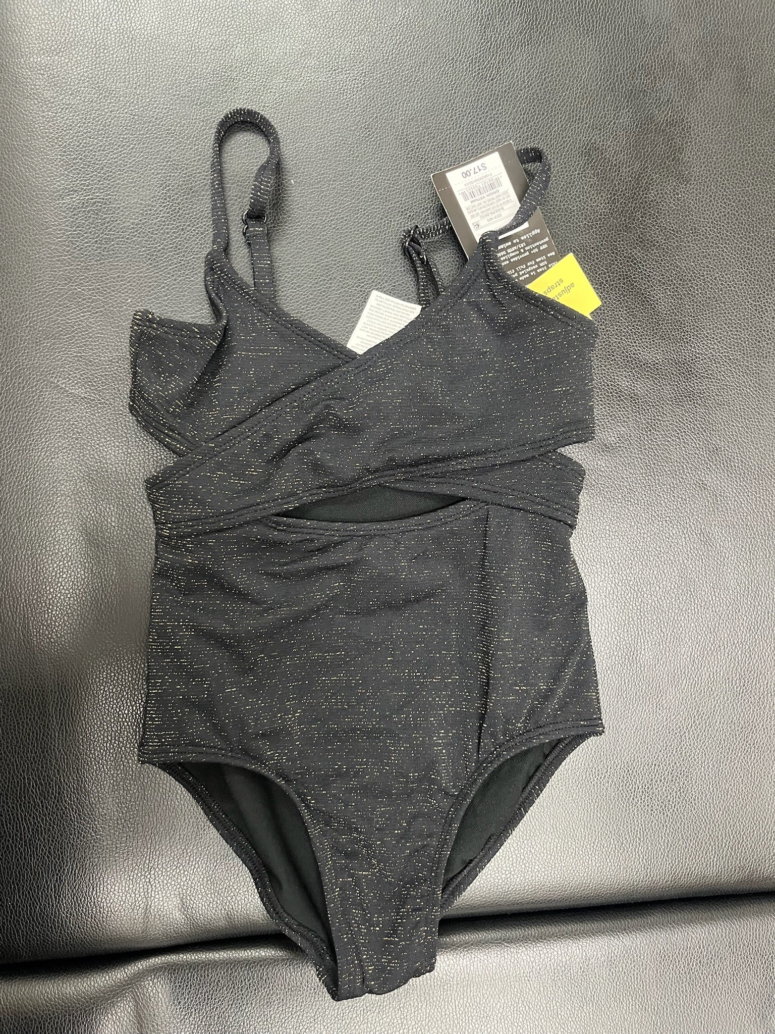 Girls Black Bathing Suit