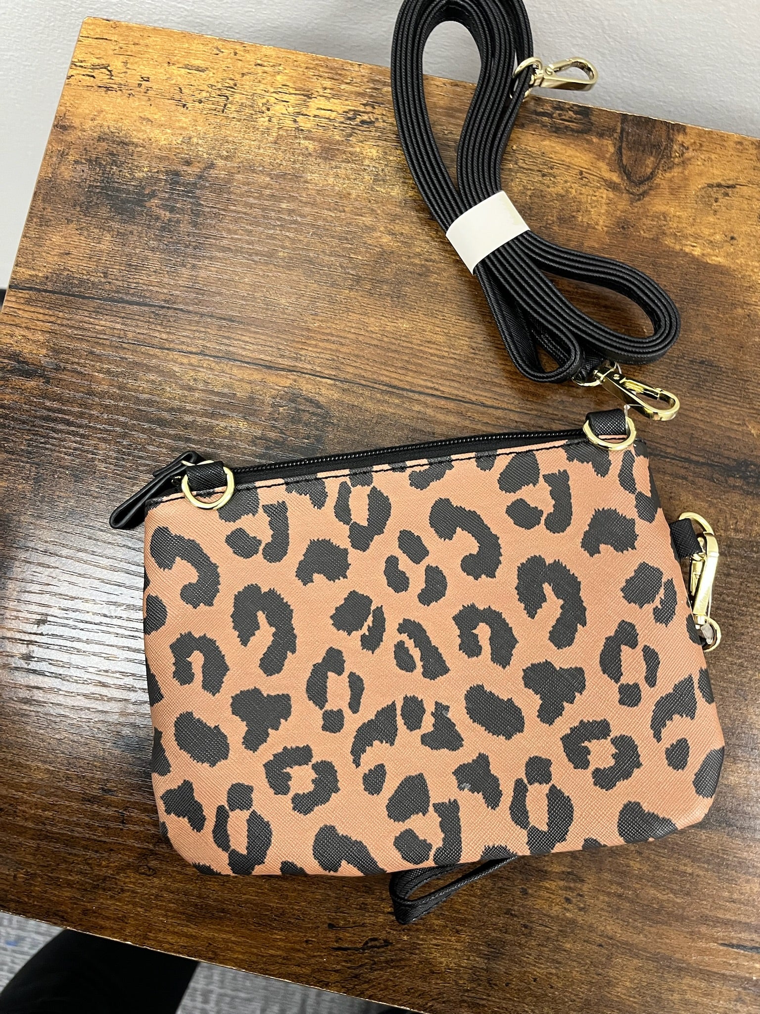New 3 in 1 Leopard Tote Purse, Wallet & Small Purse