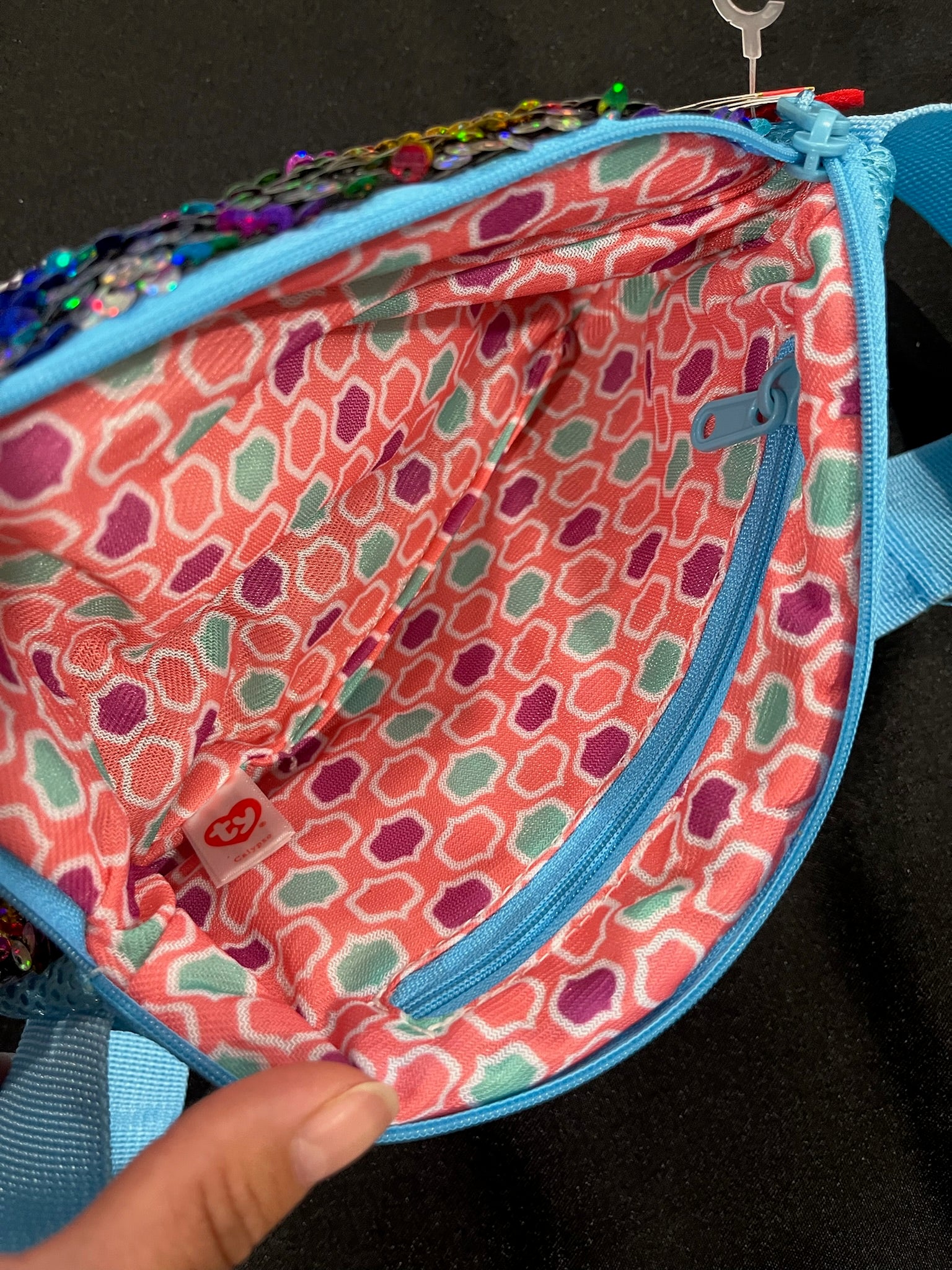 TY Calypso The Narval Sequin Fanny Pack image 3