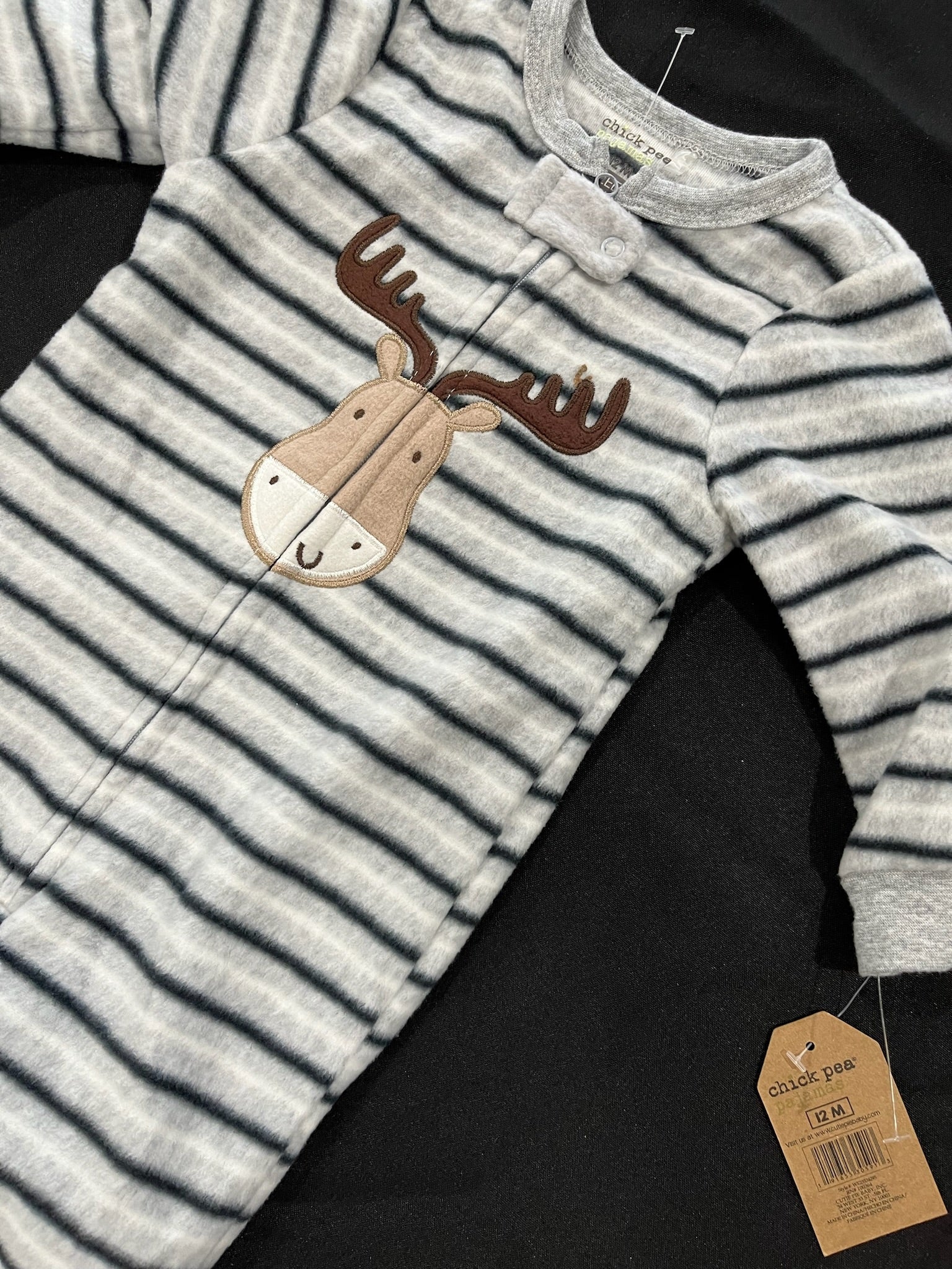 Unisex Baby Reindeer Onesie image 1