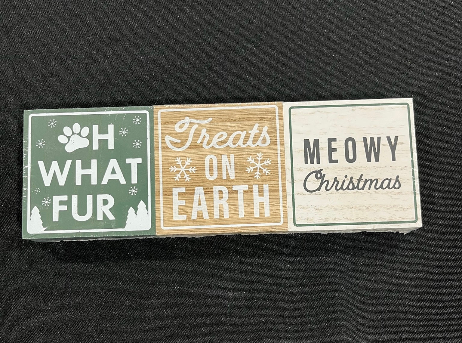 3 Piece Mini Wood Signs image 0