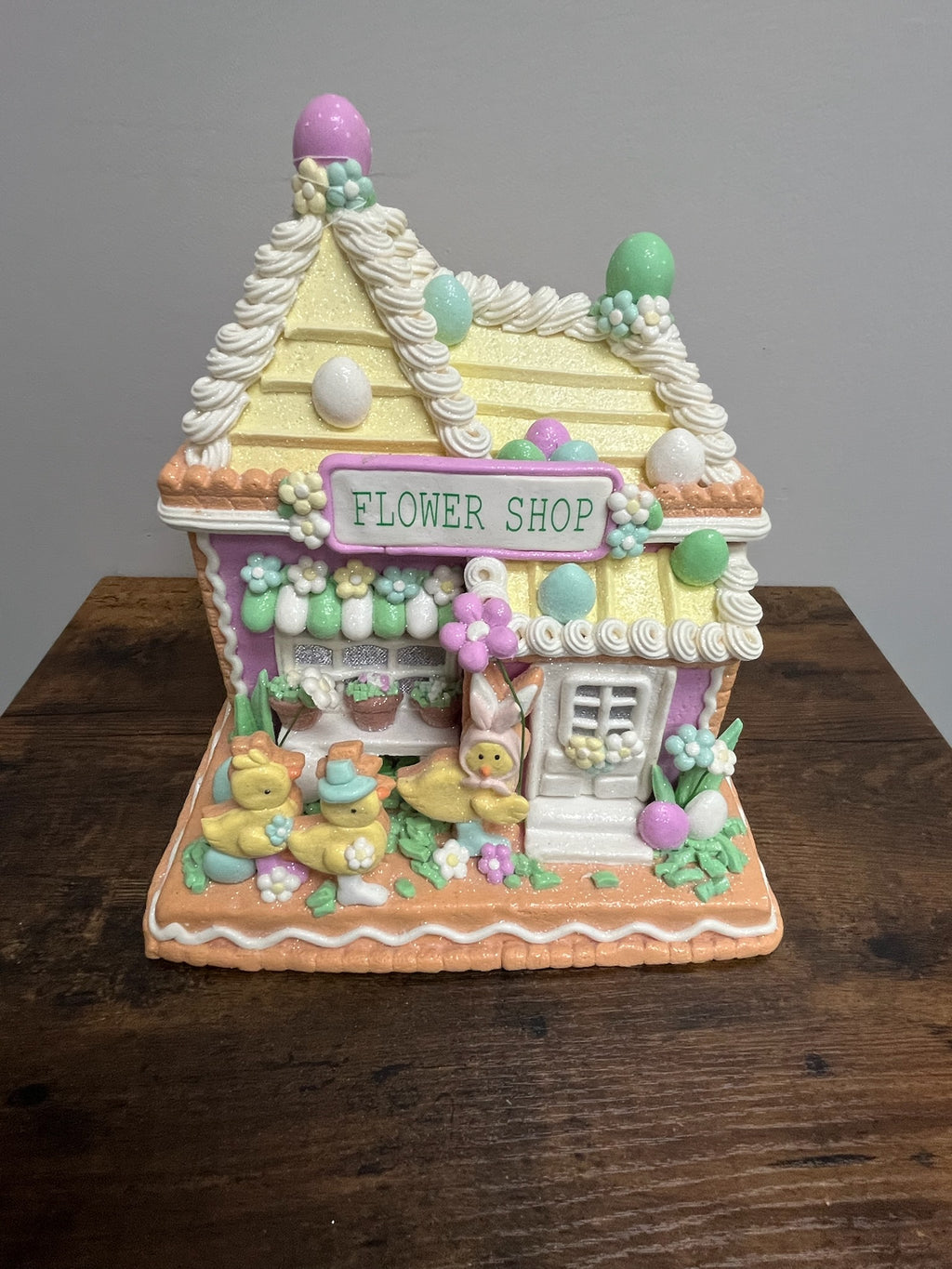 New Light Up Easter Gingerbread House