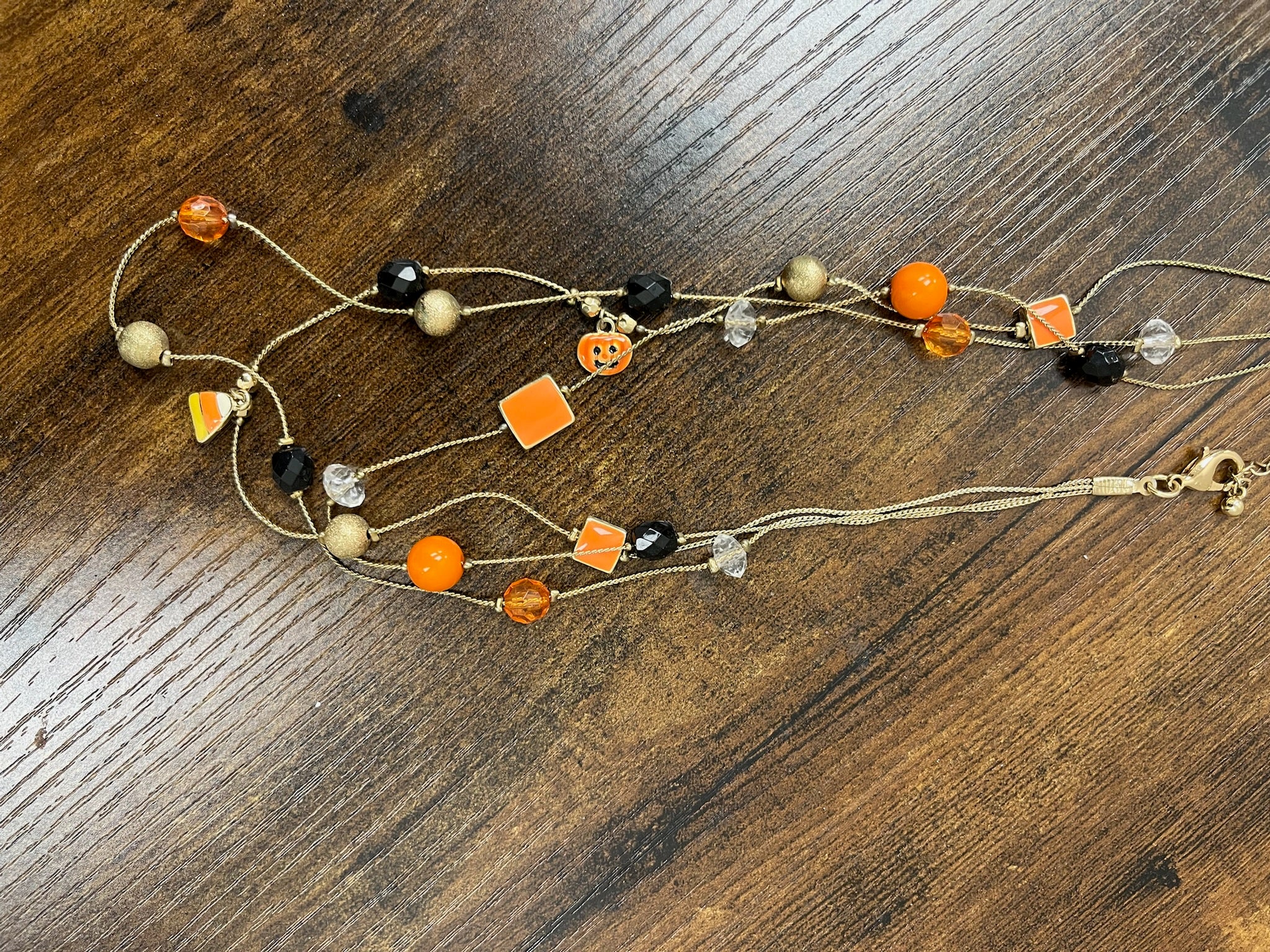 Used Layered Halloween Necklace