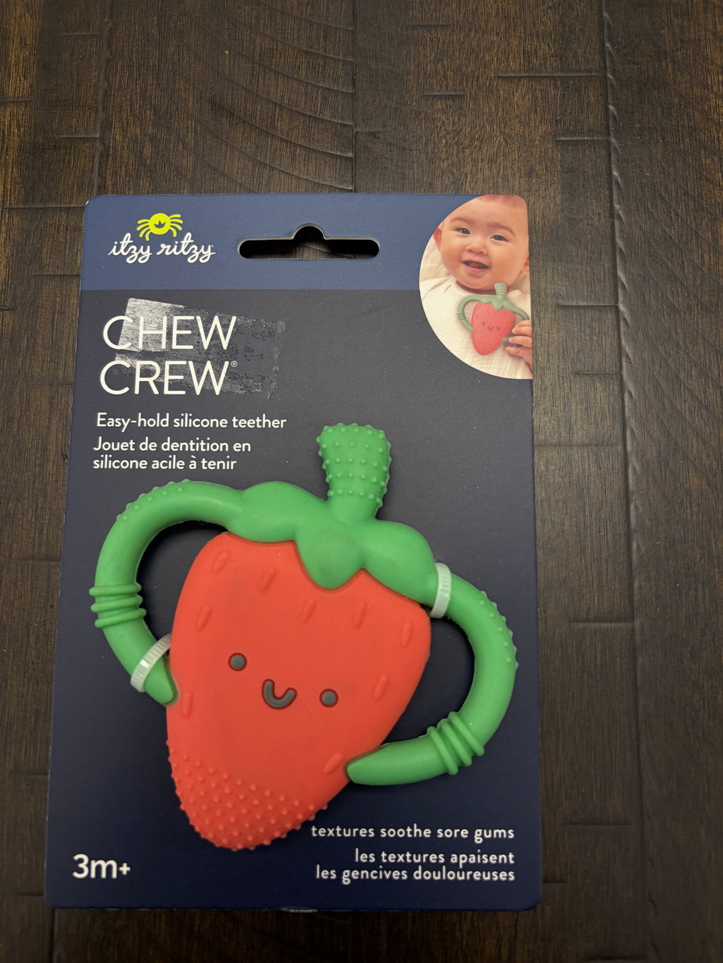 New Baby Chew Crew Silicone Teething Toy