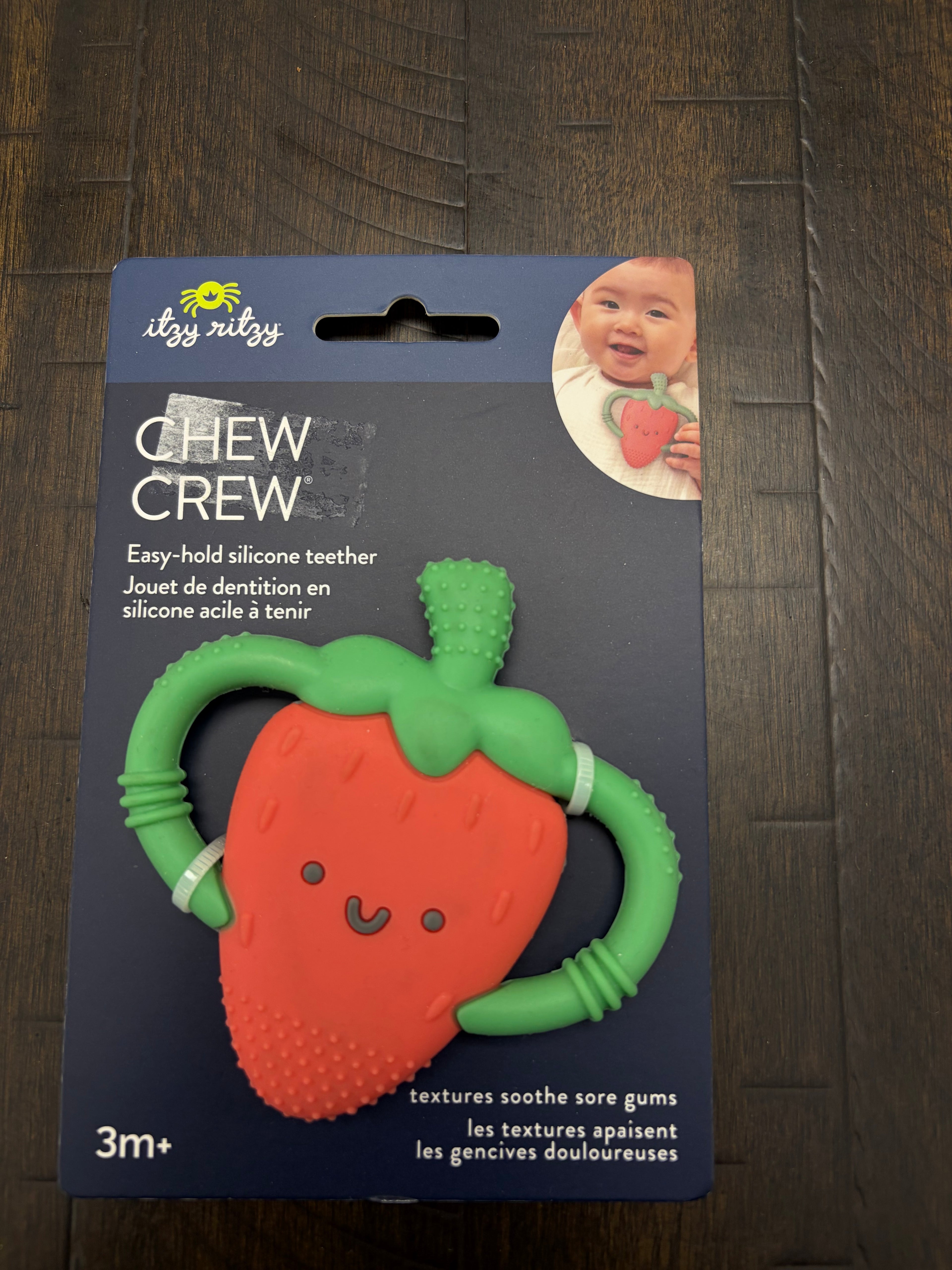 New Baby Chew Crew Silicone Teething Toy