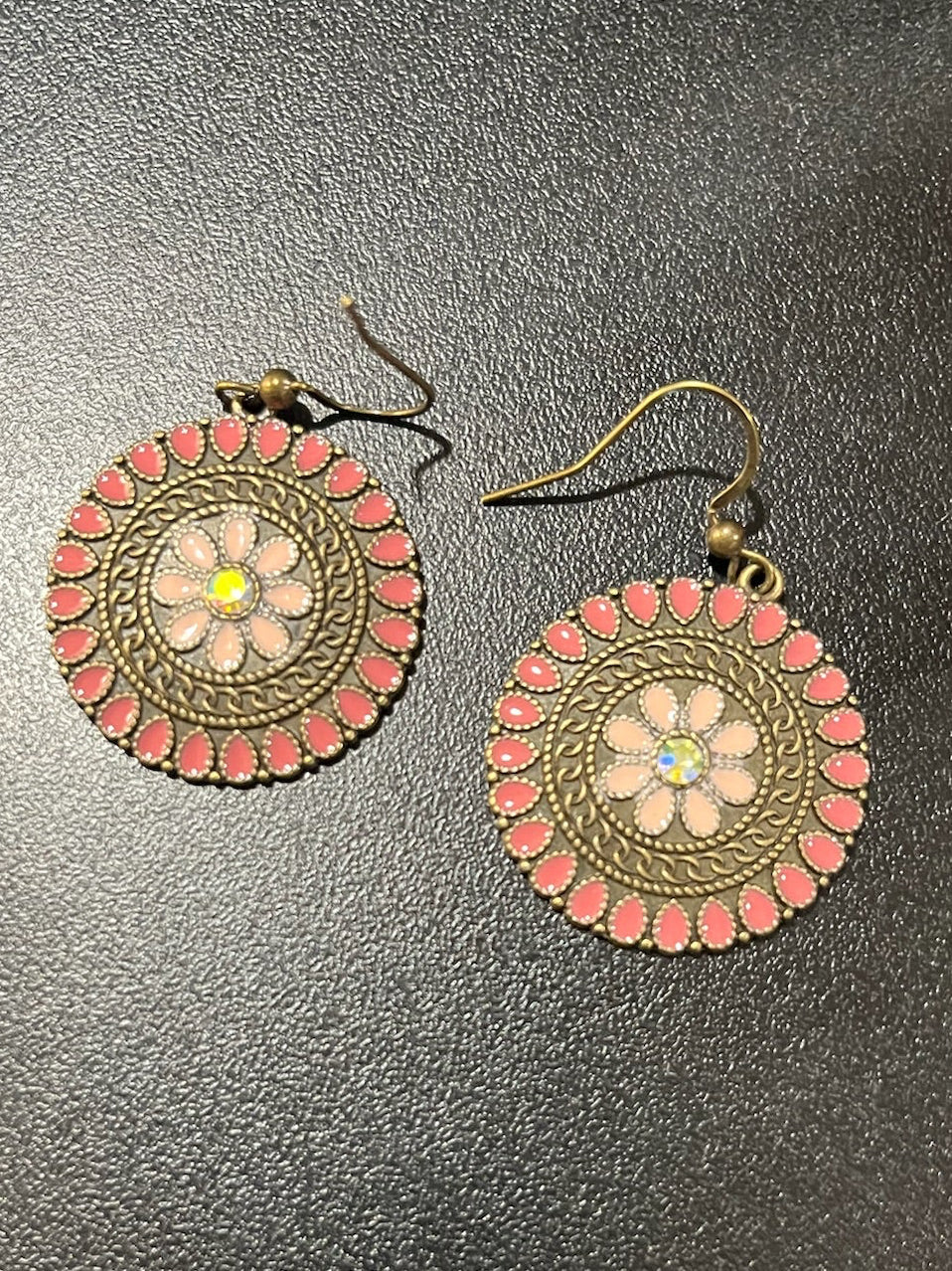 New Bronze Pink Earrings