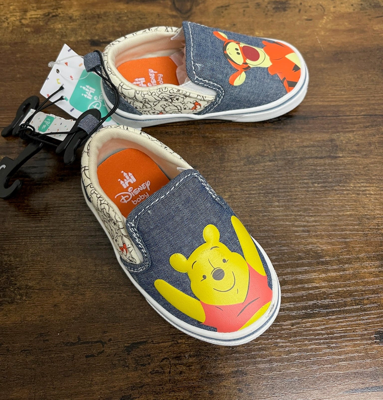 Children’s Winnie The Pooh Slip On Sneakers