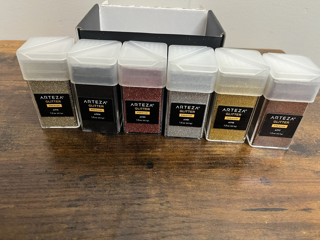 New 6 Piece Glitter Set