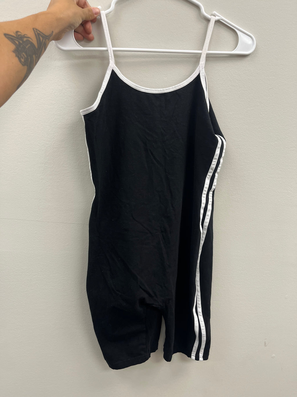 Used Women’s Black Athletic Romper