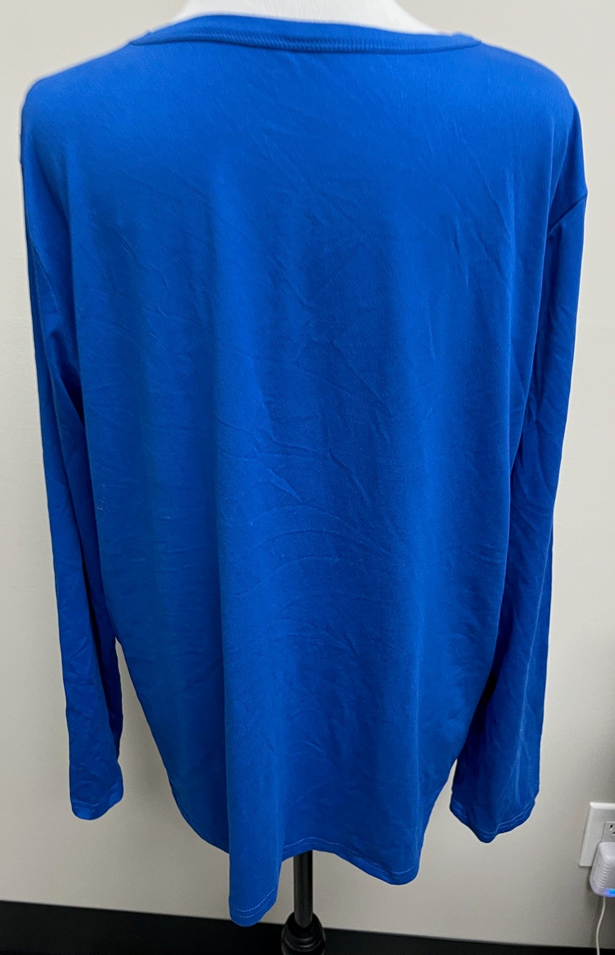 Women’s Blue “God Is Still Writing Your Story, Stop Trying To Steal The Pen” Long Sleeve Shirt