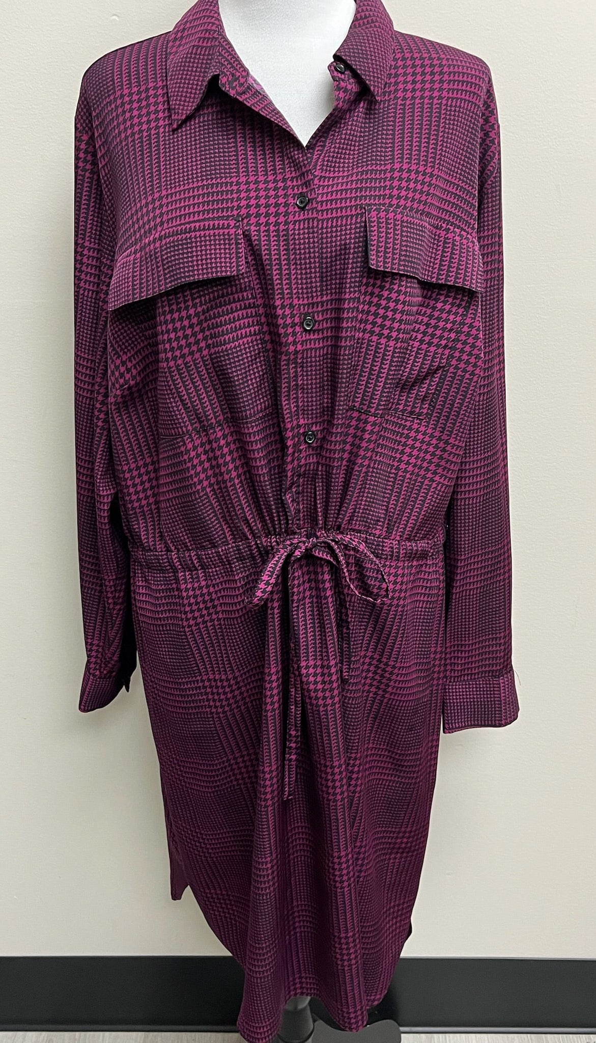 Used Women’s Purple Flannel Dress