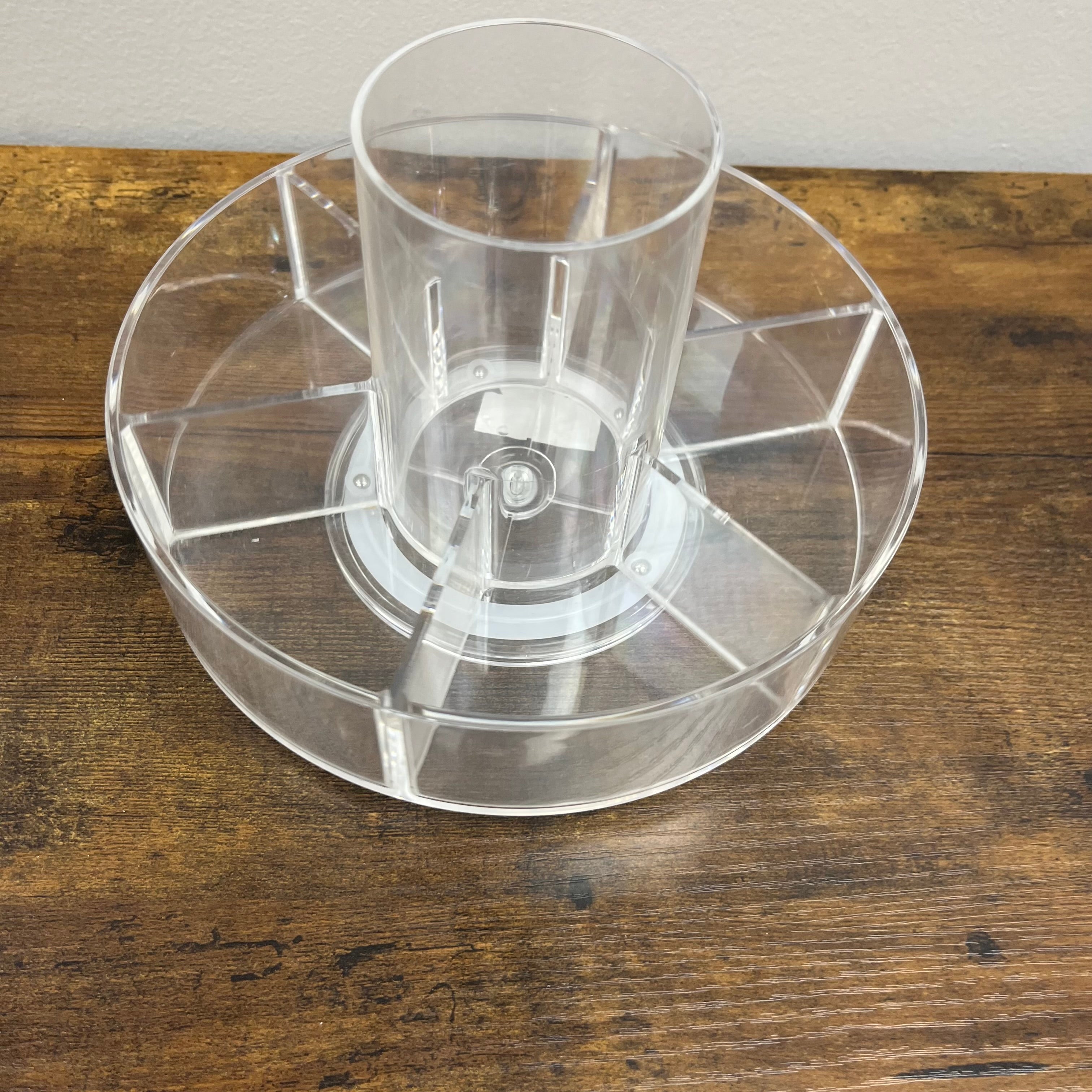 Used Acrylic Spinning Organizer