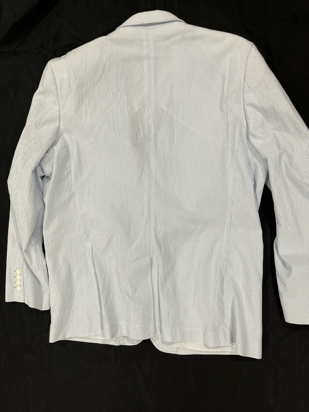 Blue Striped Suit Jacket image 2