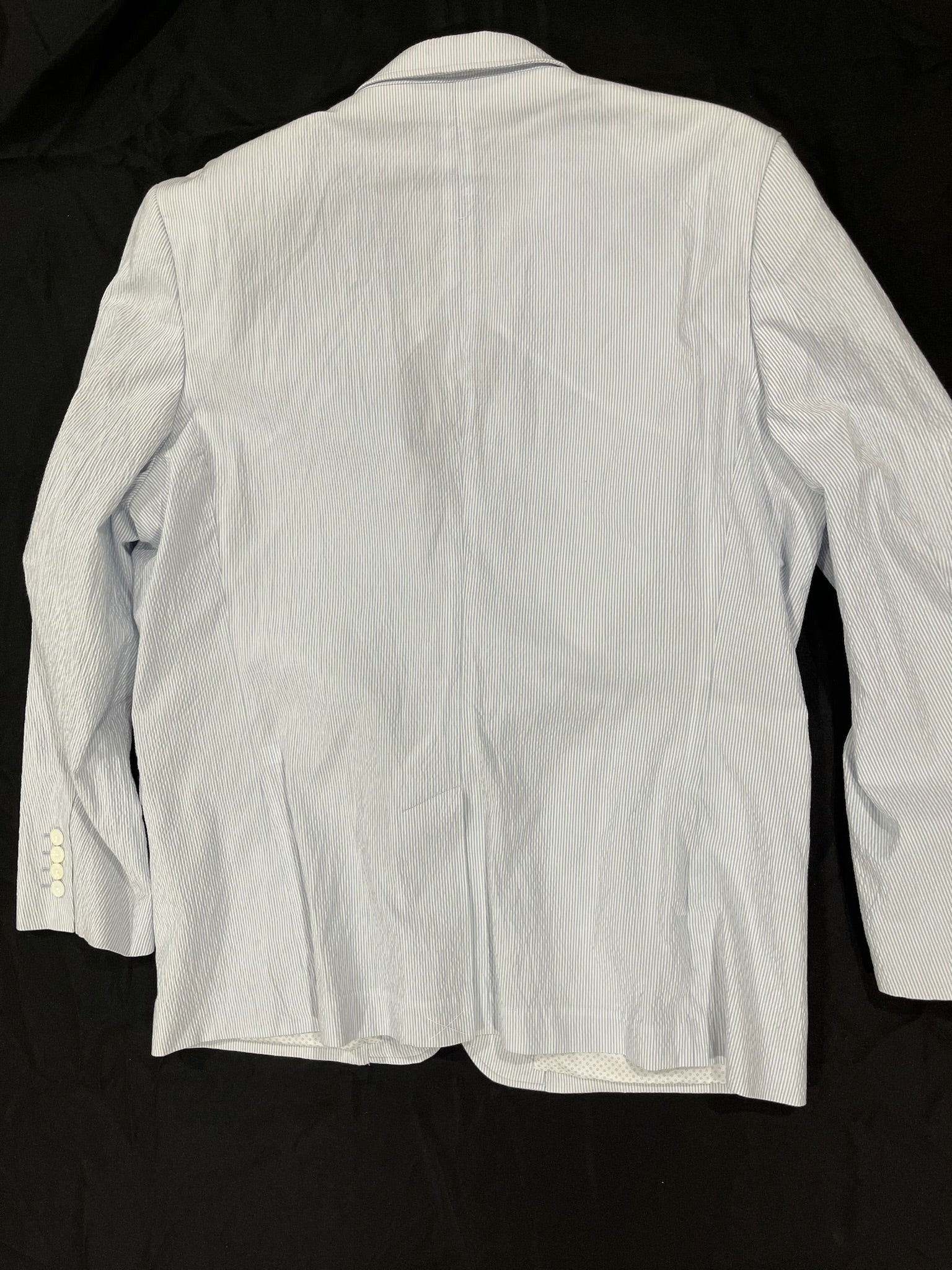 Blue Striped Suit Jacket image 2