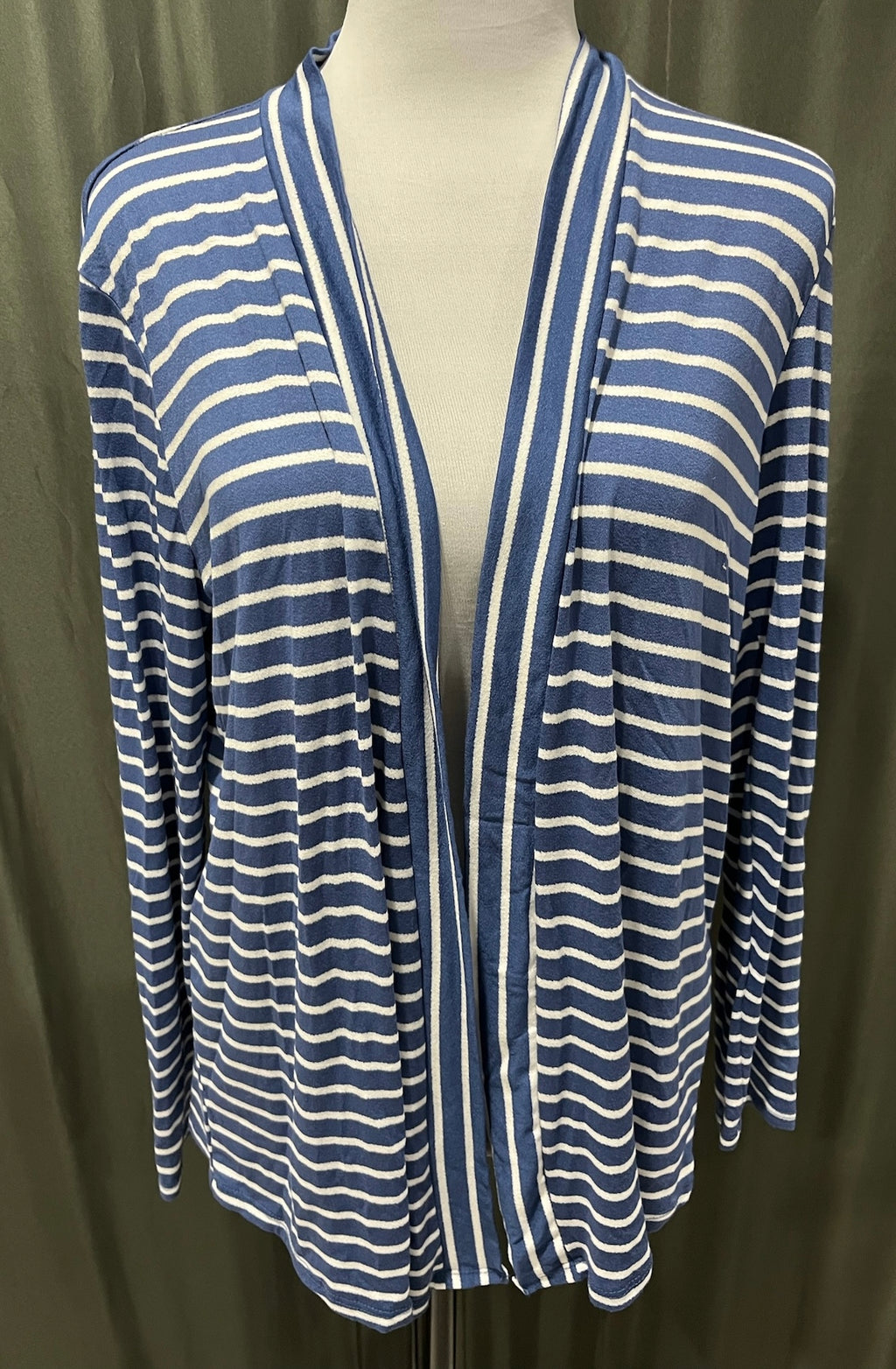Blue & White Striped Cardigan  image 0
