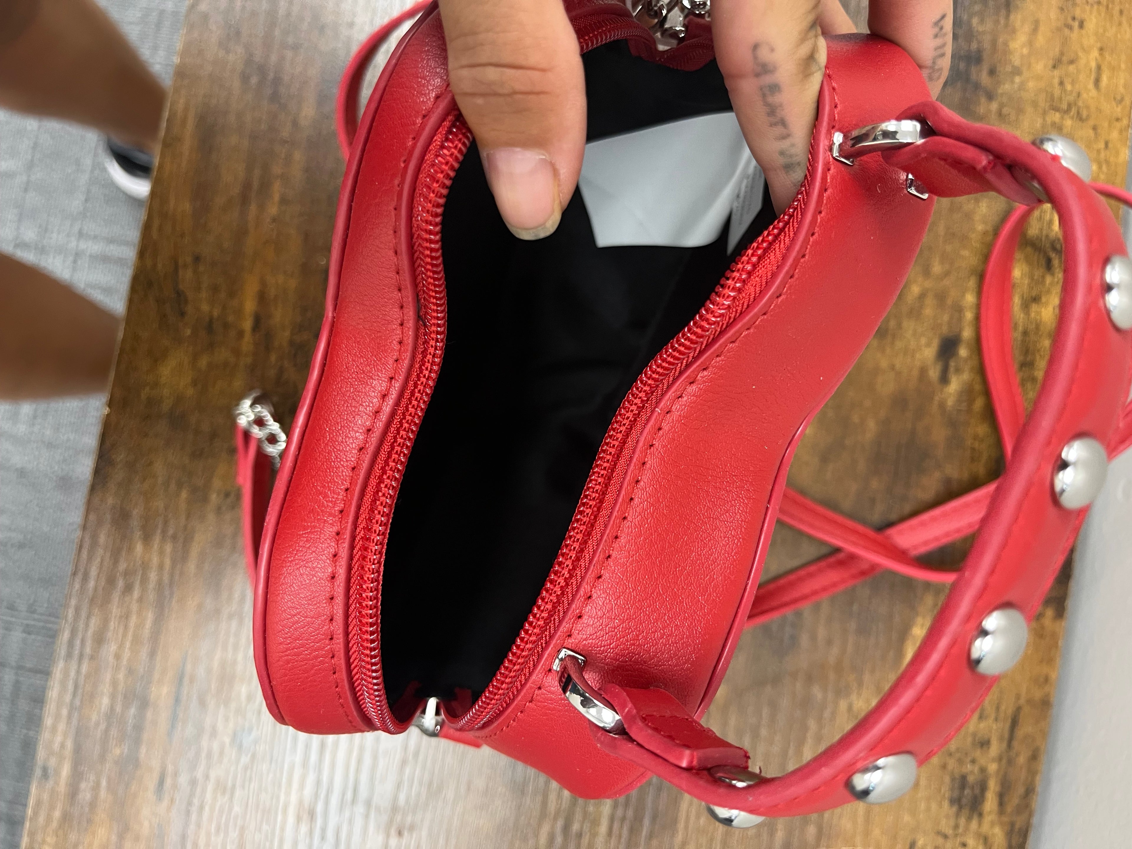 New Red Heart Shaped Purse
