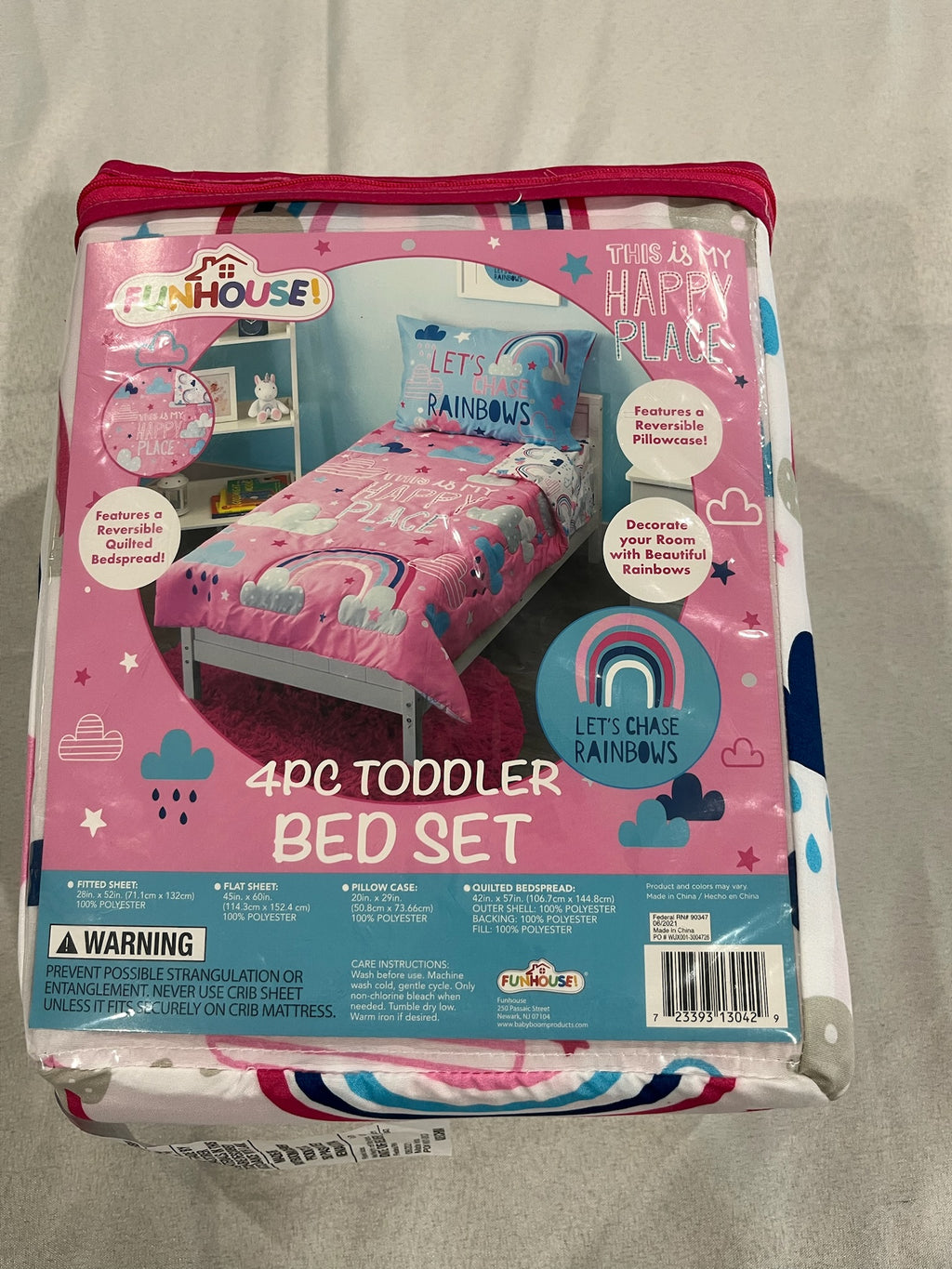 4 Piece Toddler Bed Set image 0