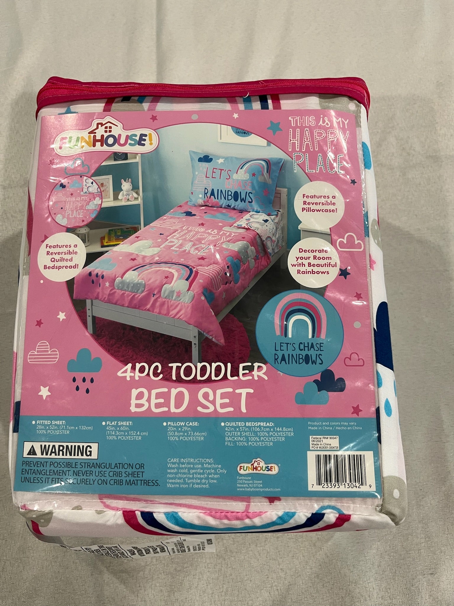 4 Piece Toddler Bed Set image 0