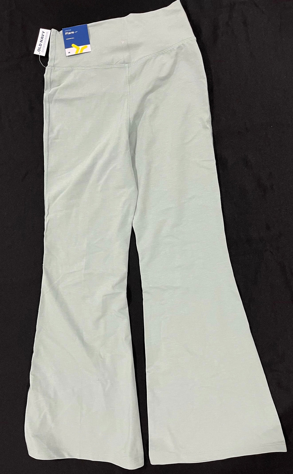 Green Flare Bottom Exercise Pants image 2