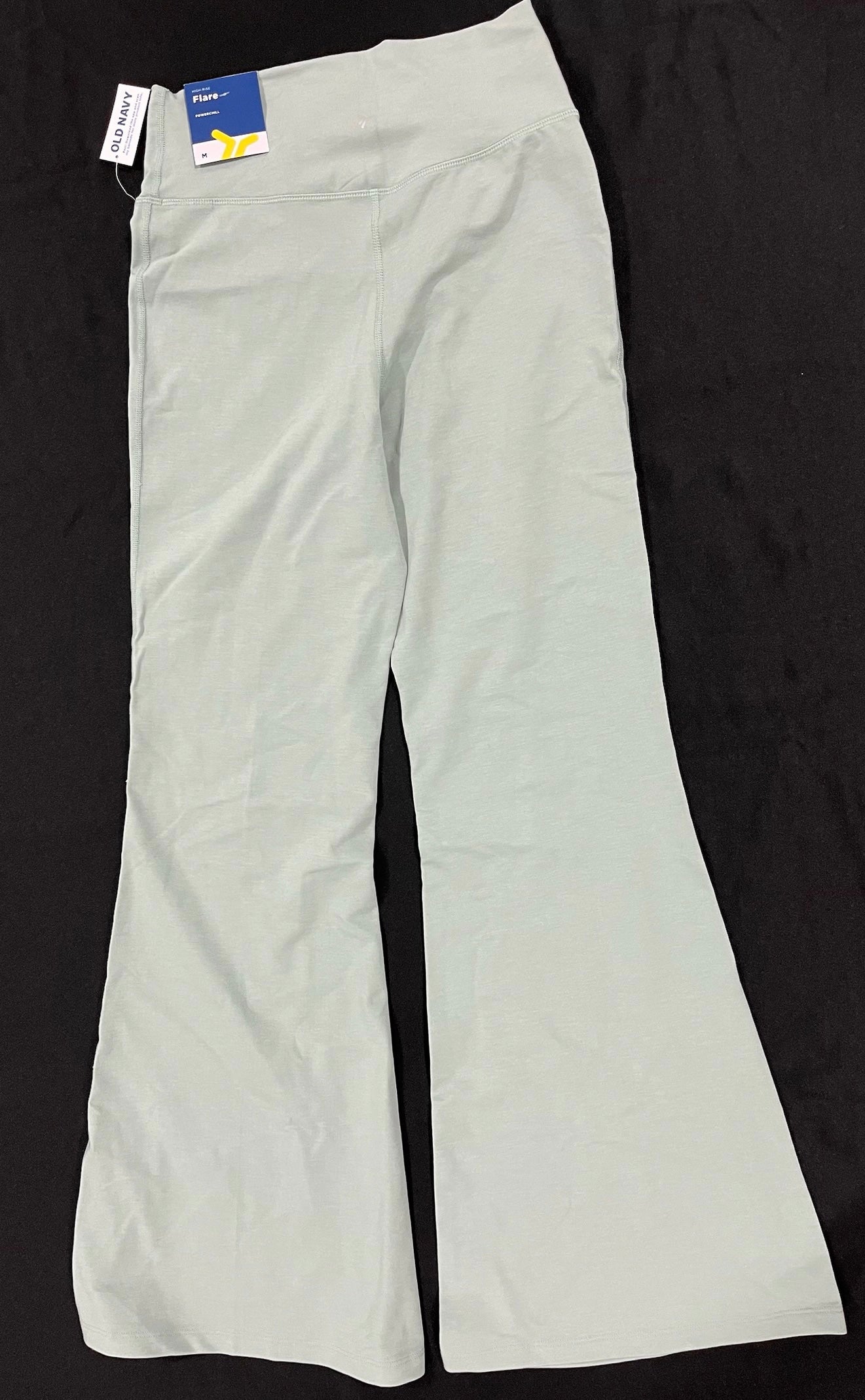 Green Flare Bottom Exercise Pants image 2