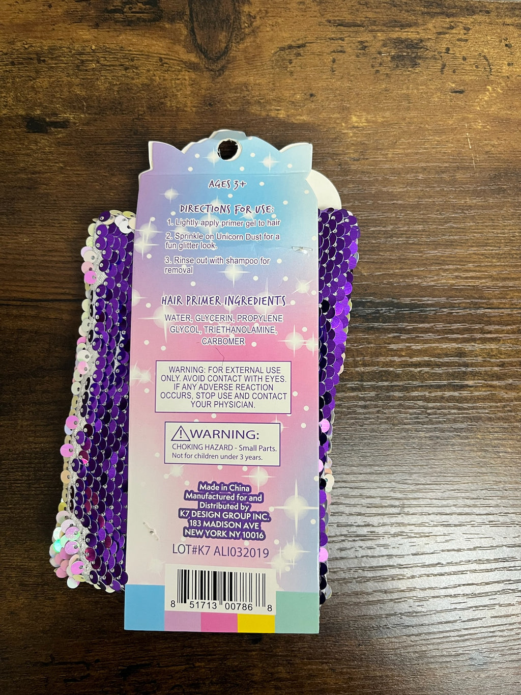New 3 Piece Sequin Pouch, Hair Primer & Hair Glitter Set