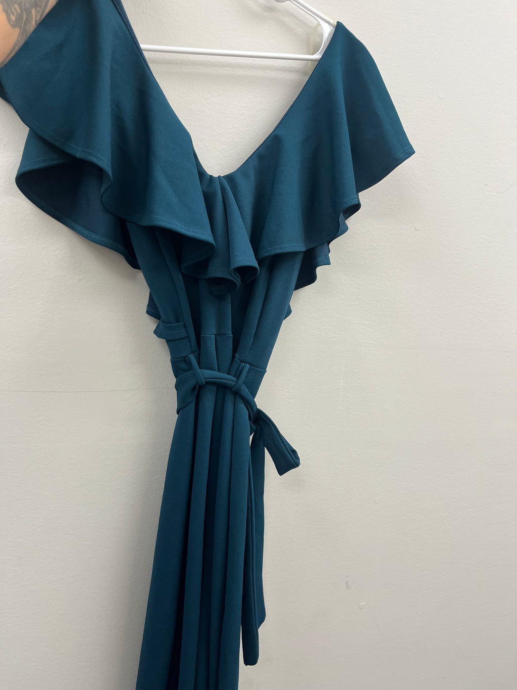 Used Women’s Blue Green Jumpsuit