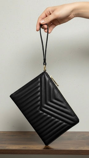 Black Wristlet Purse