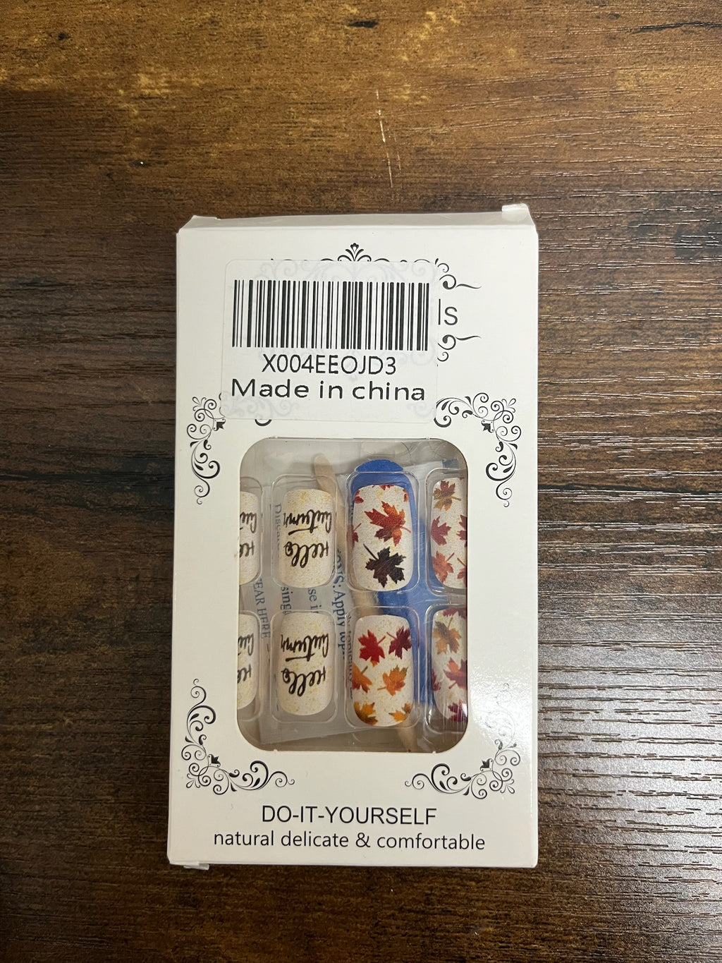 New Hello Autumn Fall Nail Set