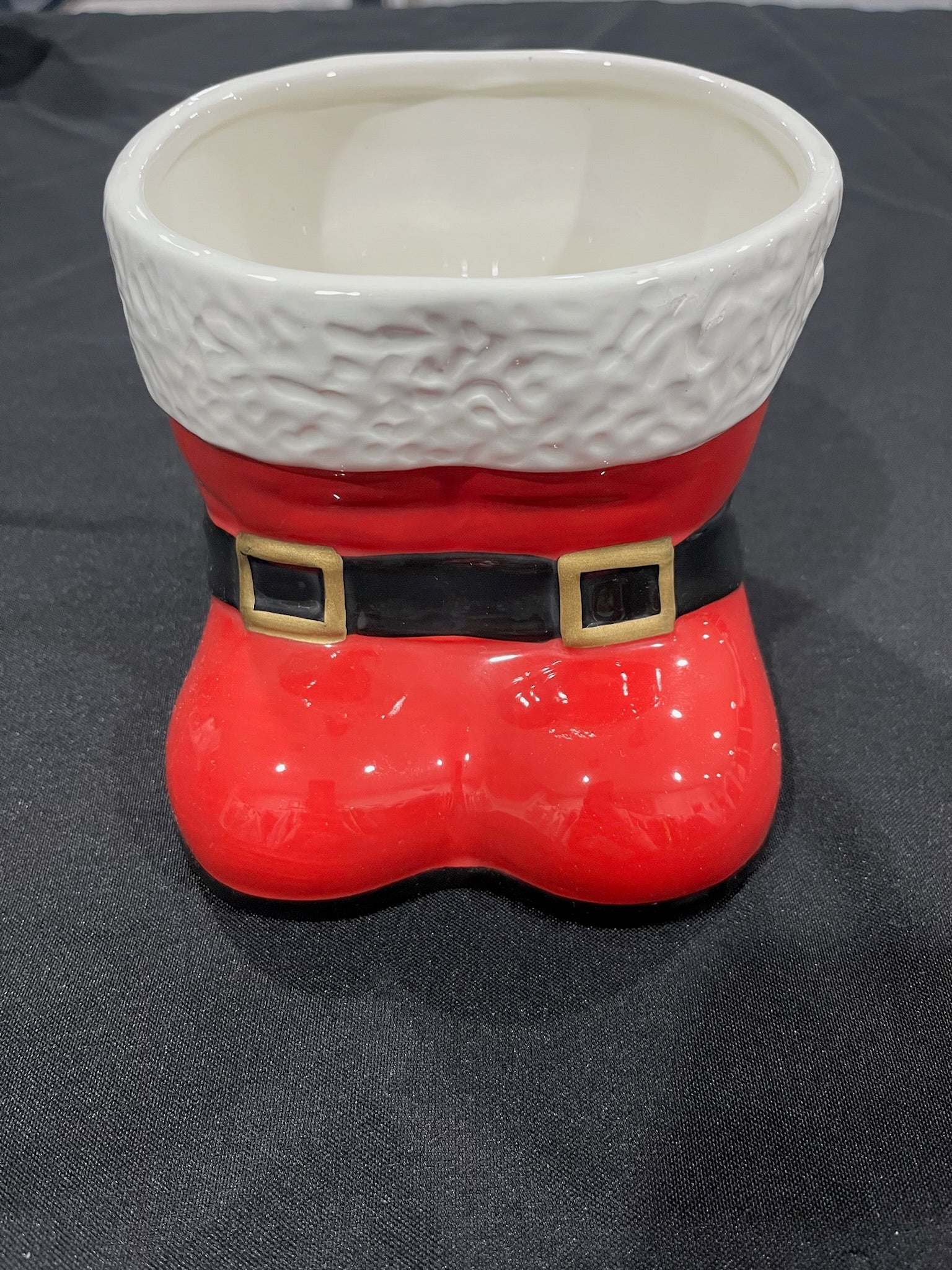Santa Boots Bowl Vase image 1