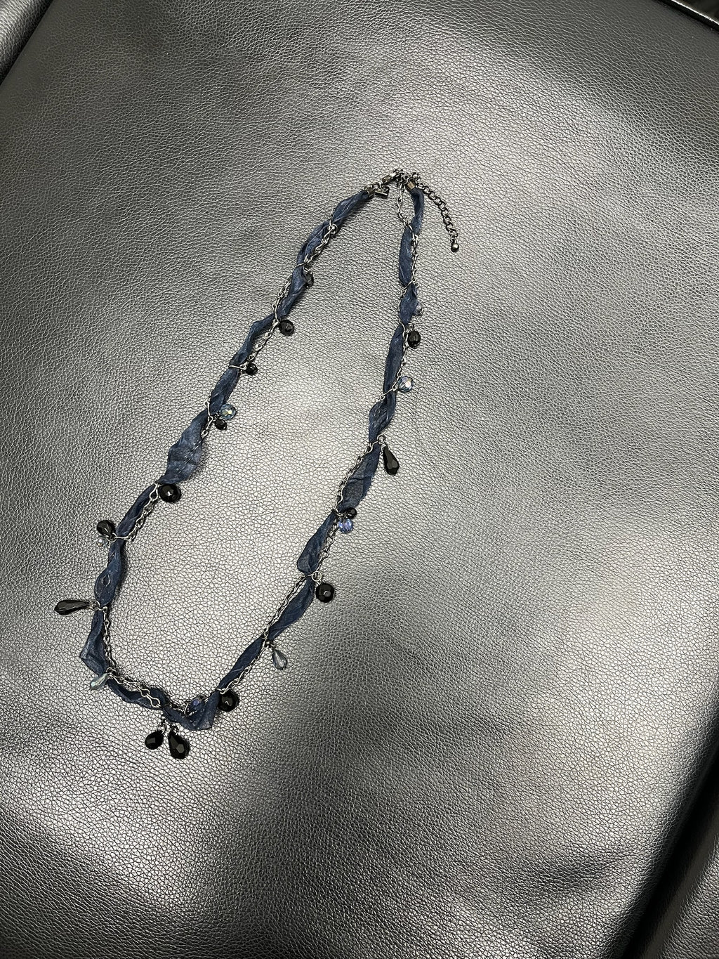 Navy Blue Necklace