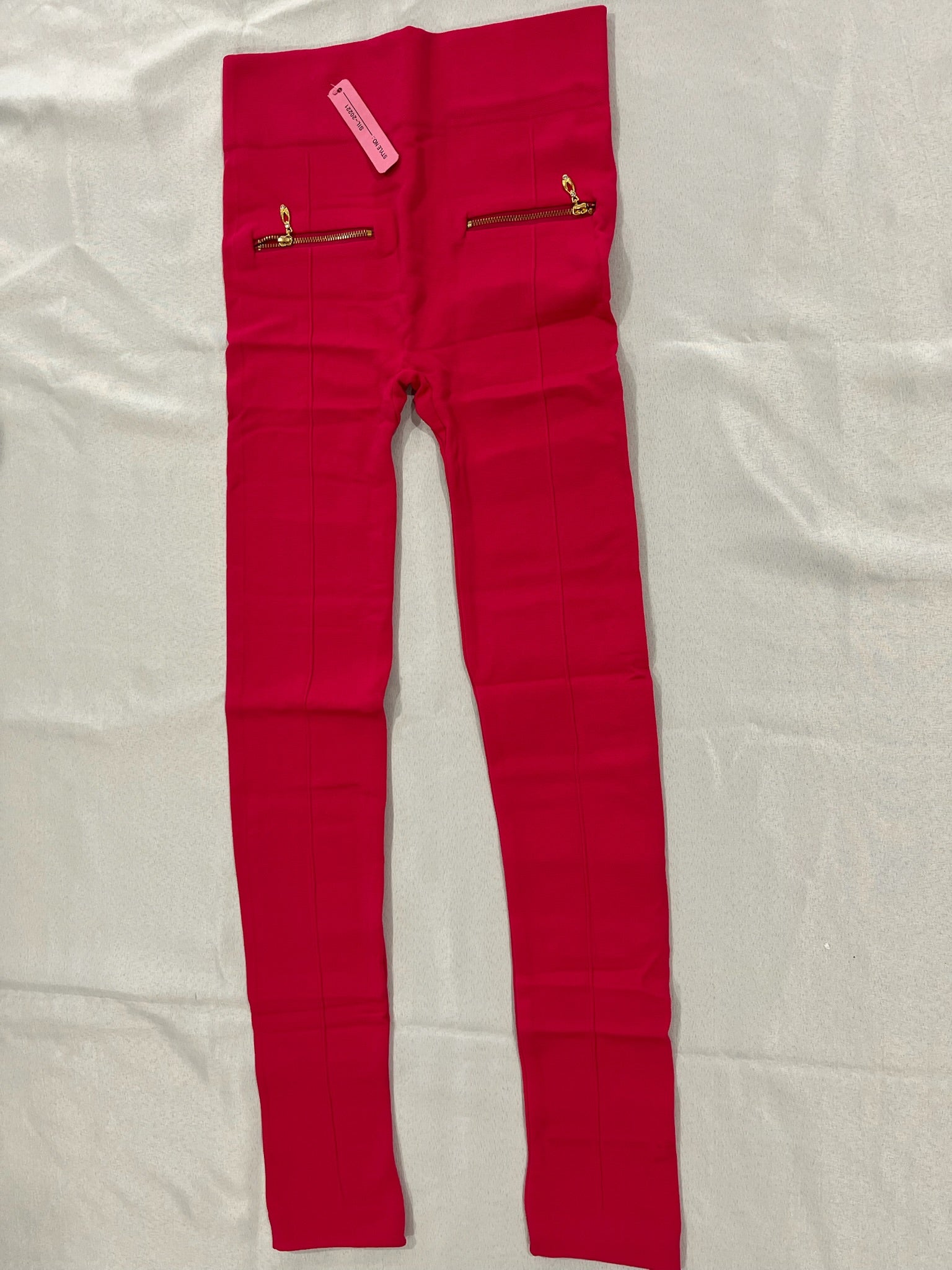 Women’s Thick Legging Pants With Fake Zipper Pocket image 0