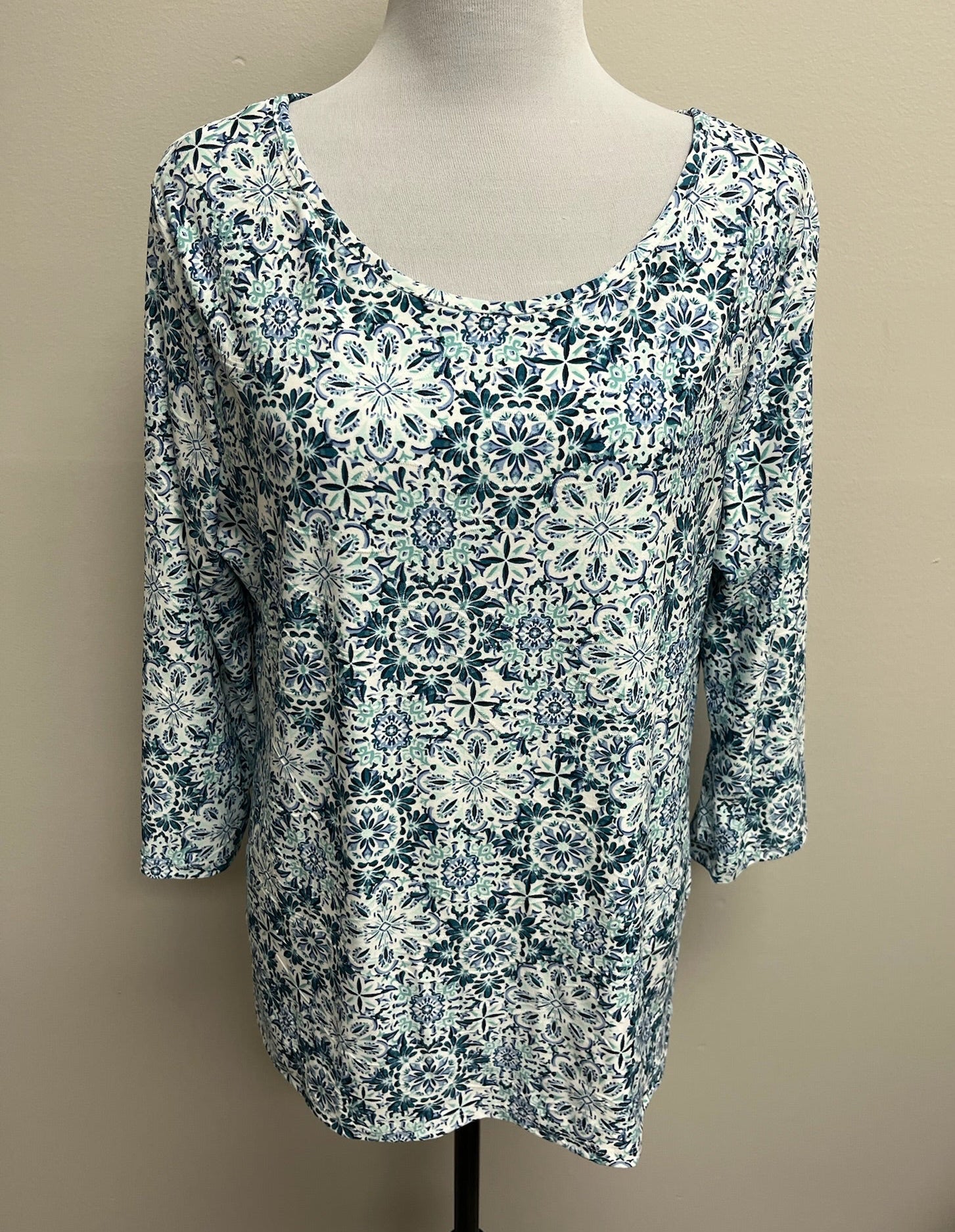 Women’s Blue Boho Shirt