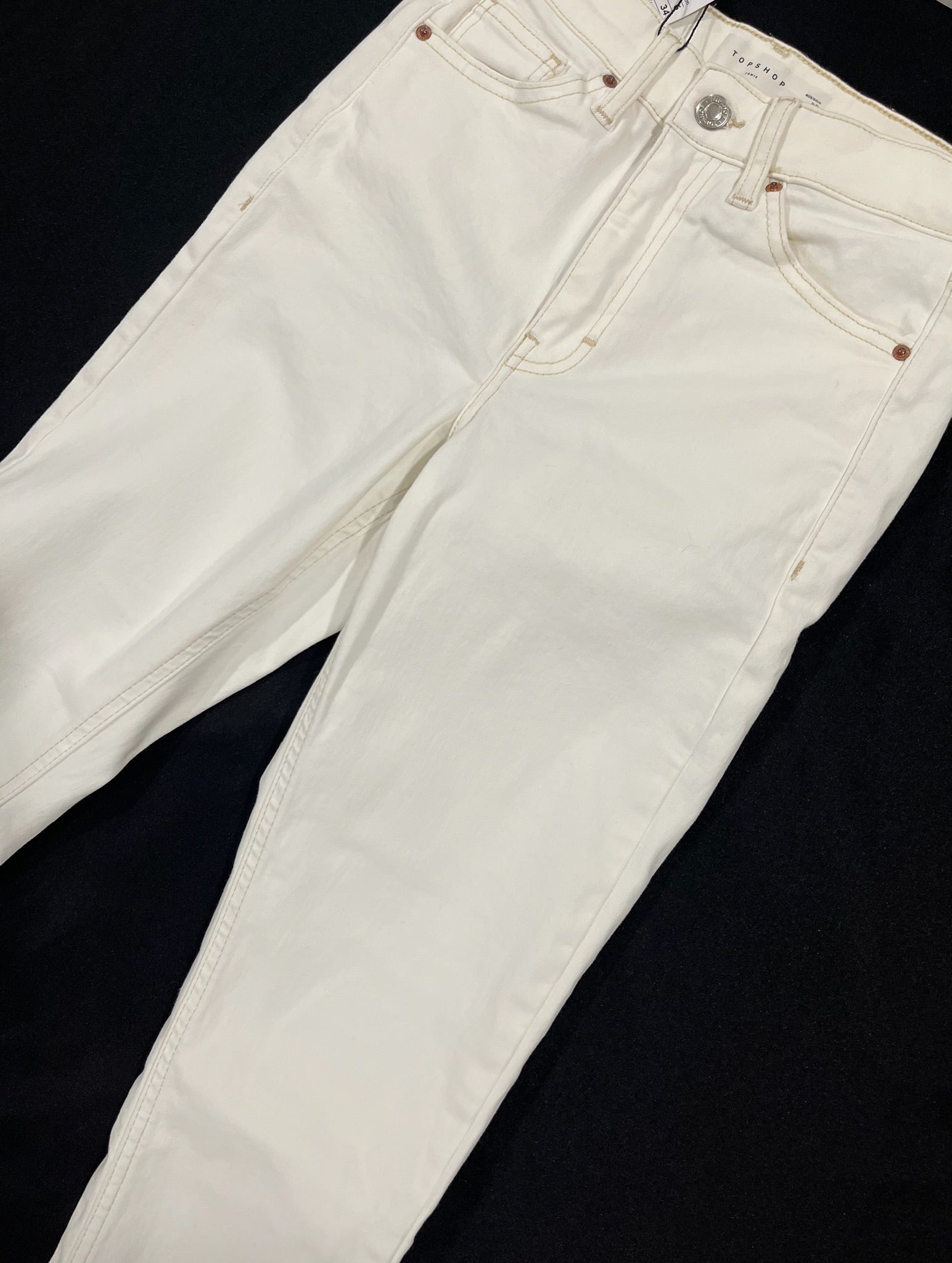 Women’s White Jeans image 1