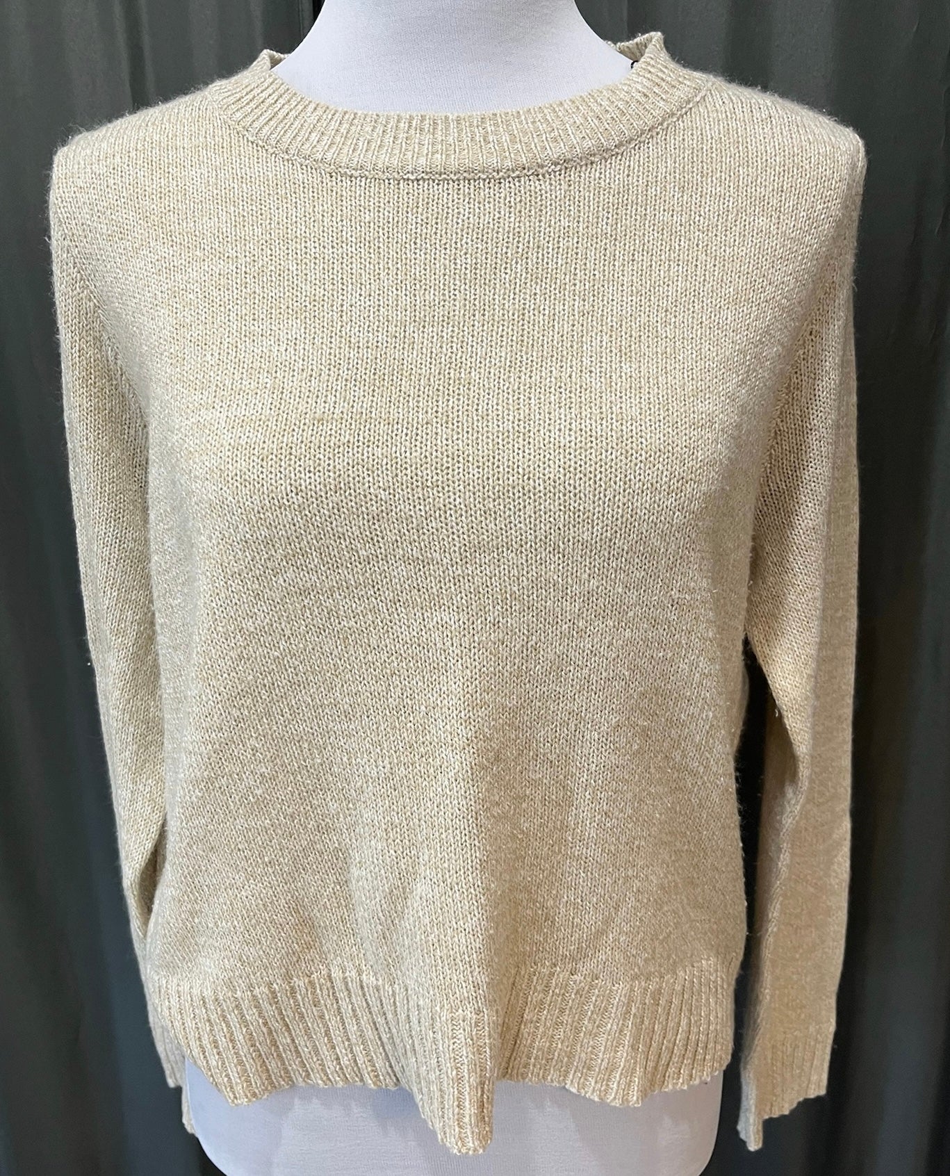 Beige Knotted Sweater image 0