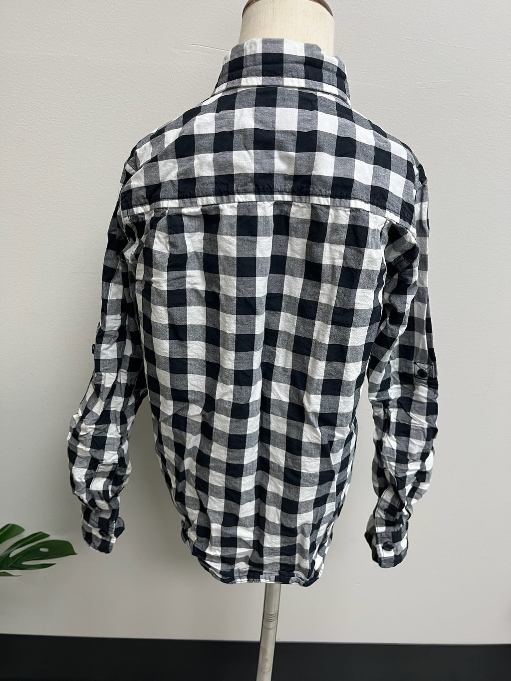 Used Boys Black Flannel