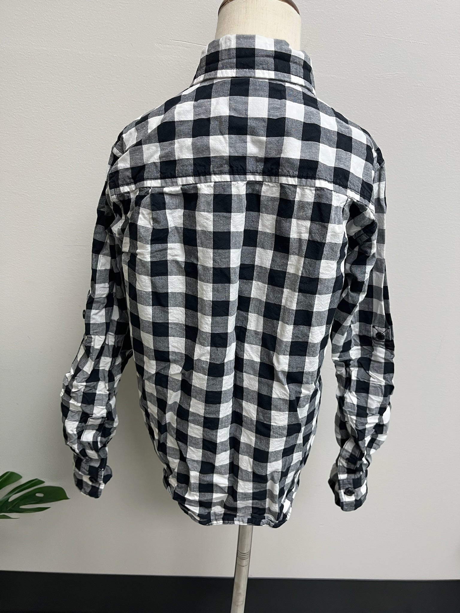 Used Boys Black Flannel