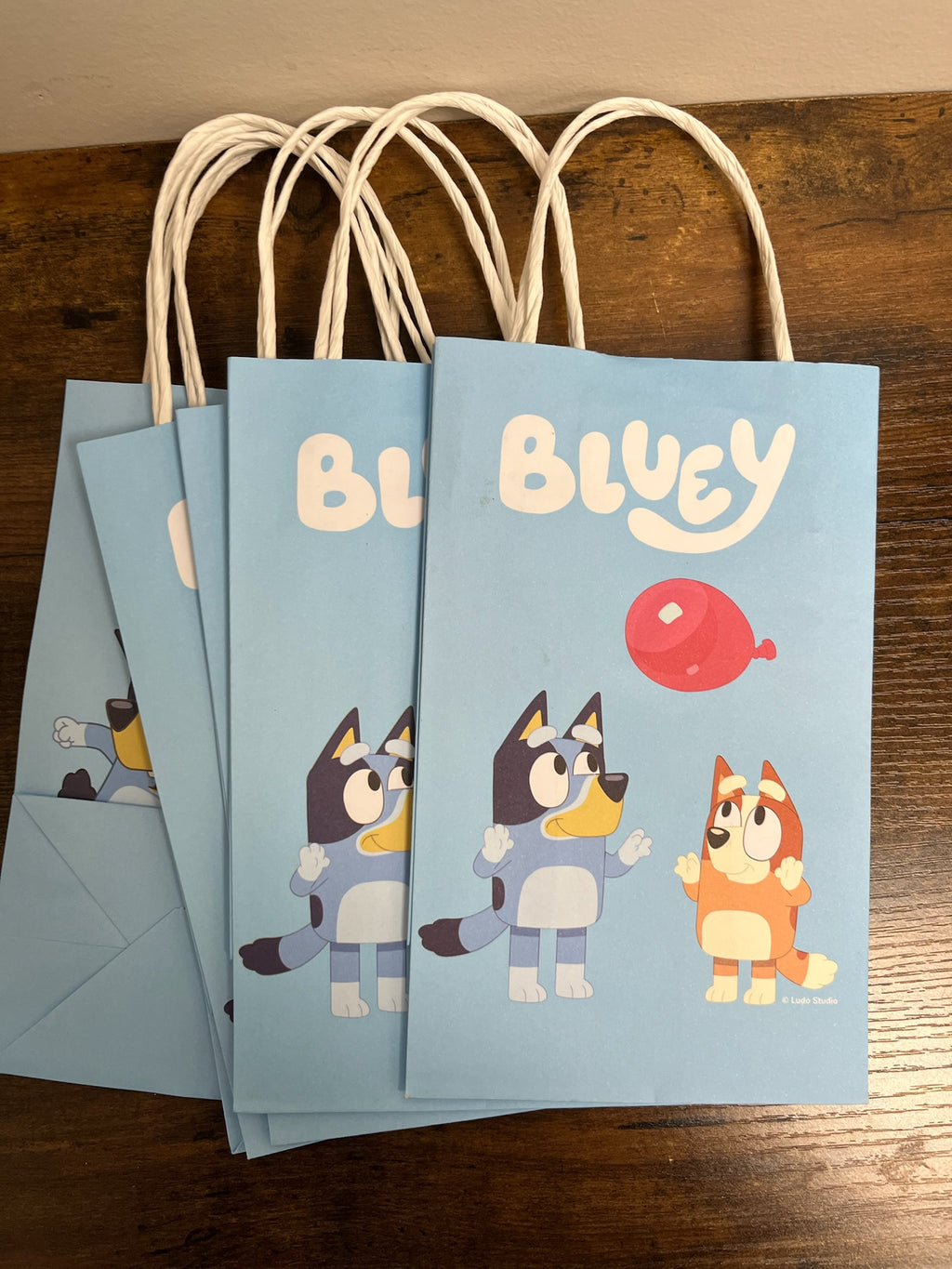 New Bluey Party Favor Bags (6 count)