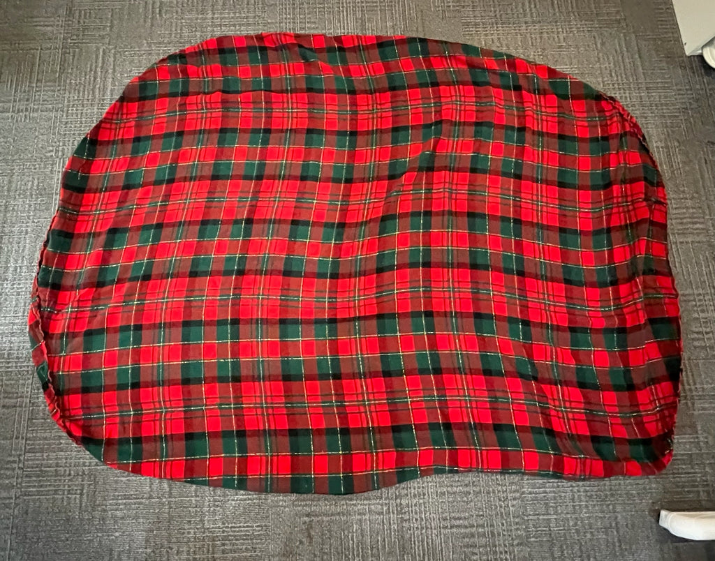 Red Flannel Tablecloth