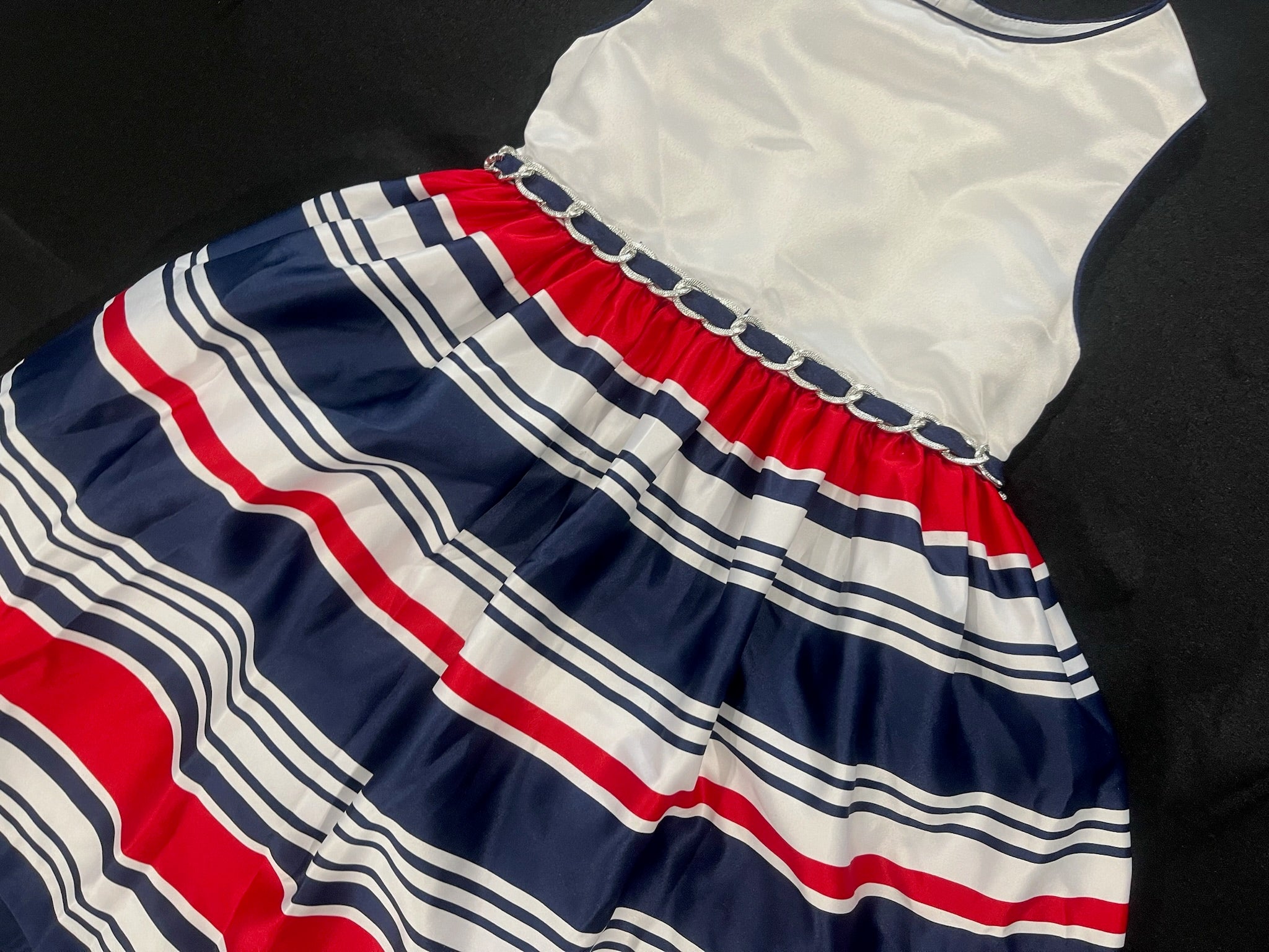 Girls Red White & Blue Dress image 2