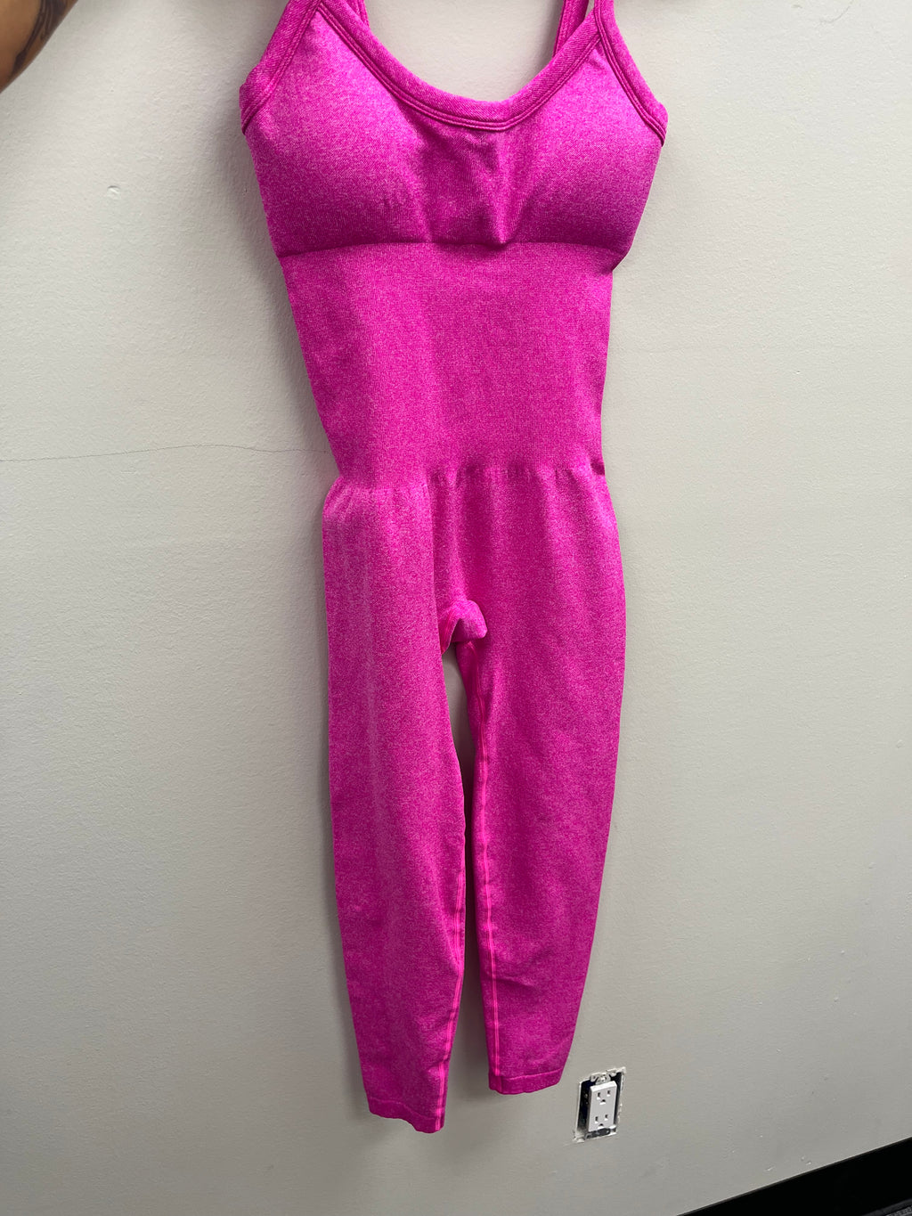 Used Women’s Pink Athletic Bodysuit